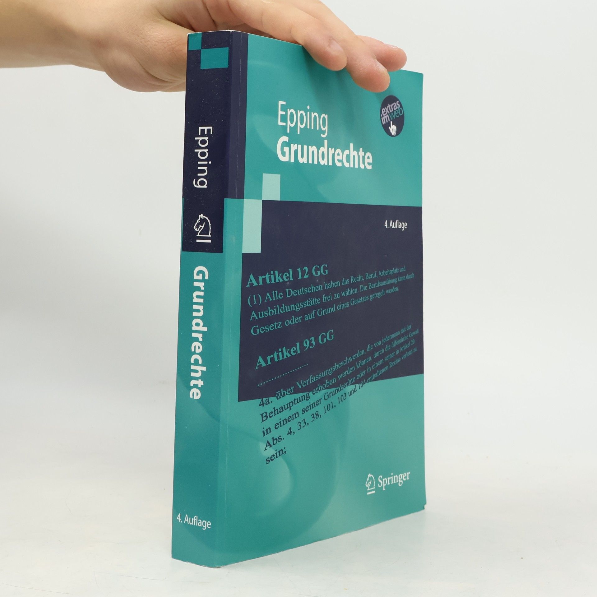 Volker Epping Grundrechte - 4. Auflage