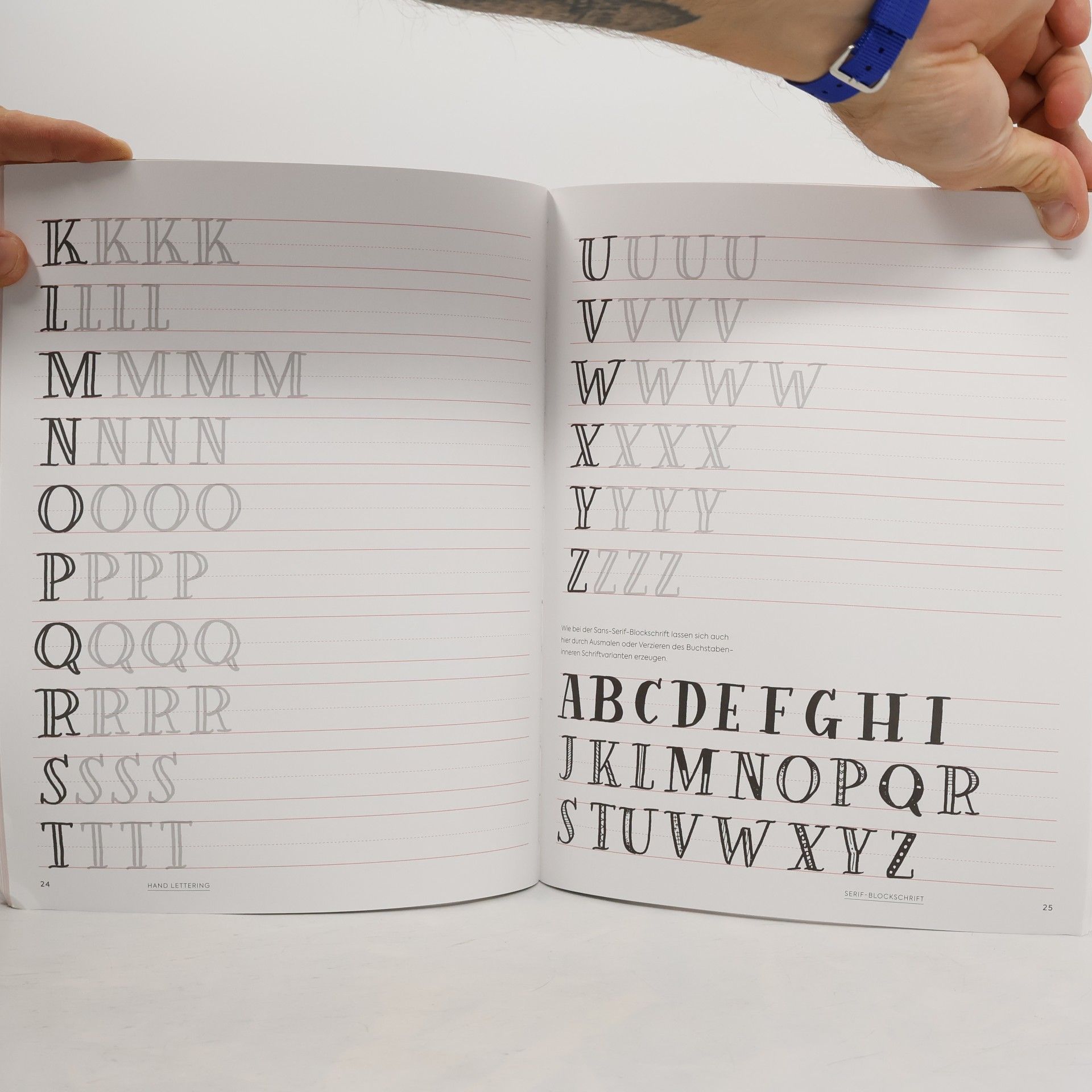 Tanja Cappell Handlettering Alphabete - Das Übungsheft