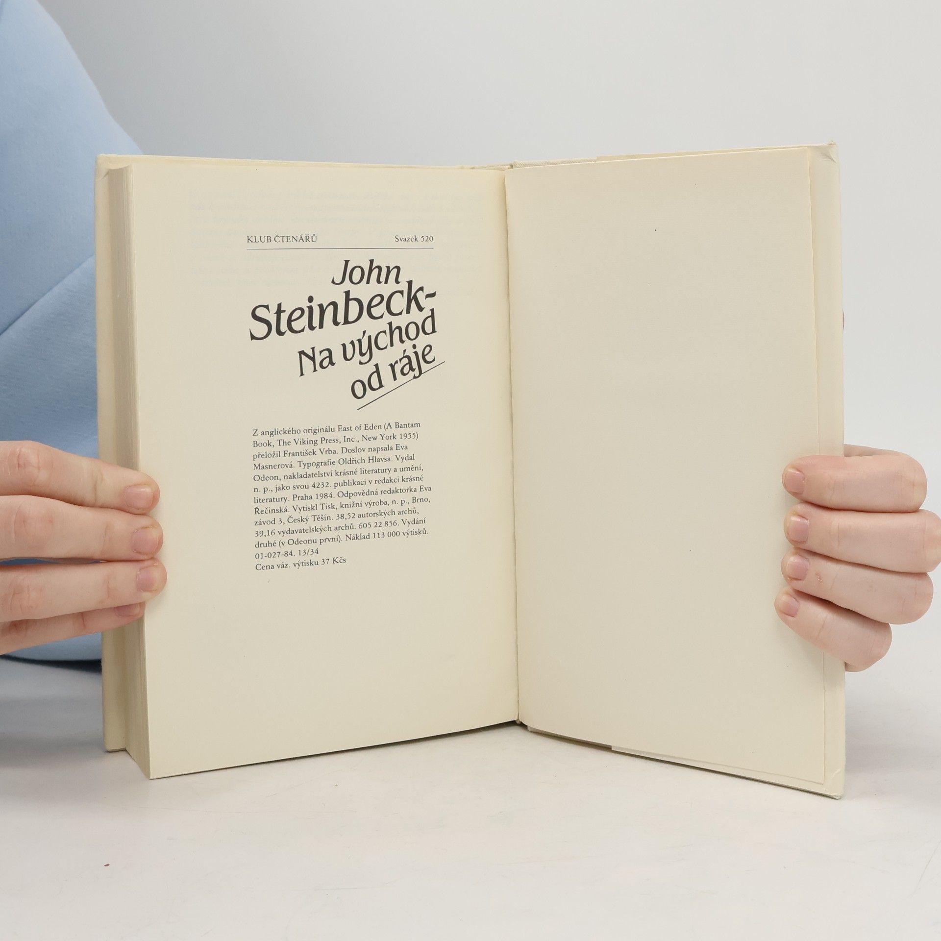 John Steinbeck Na východ od ráje