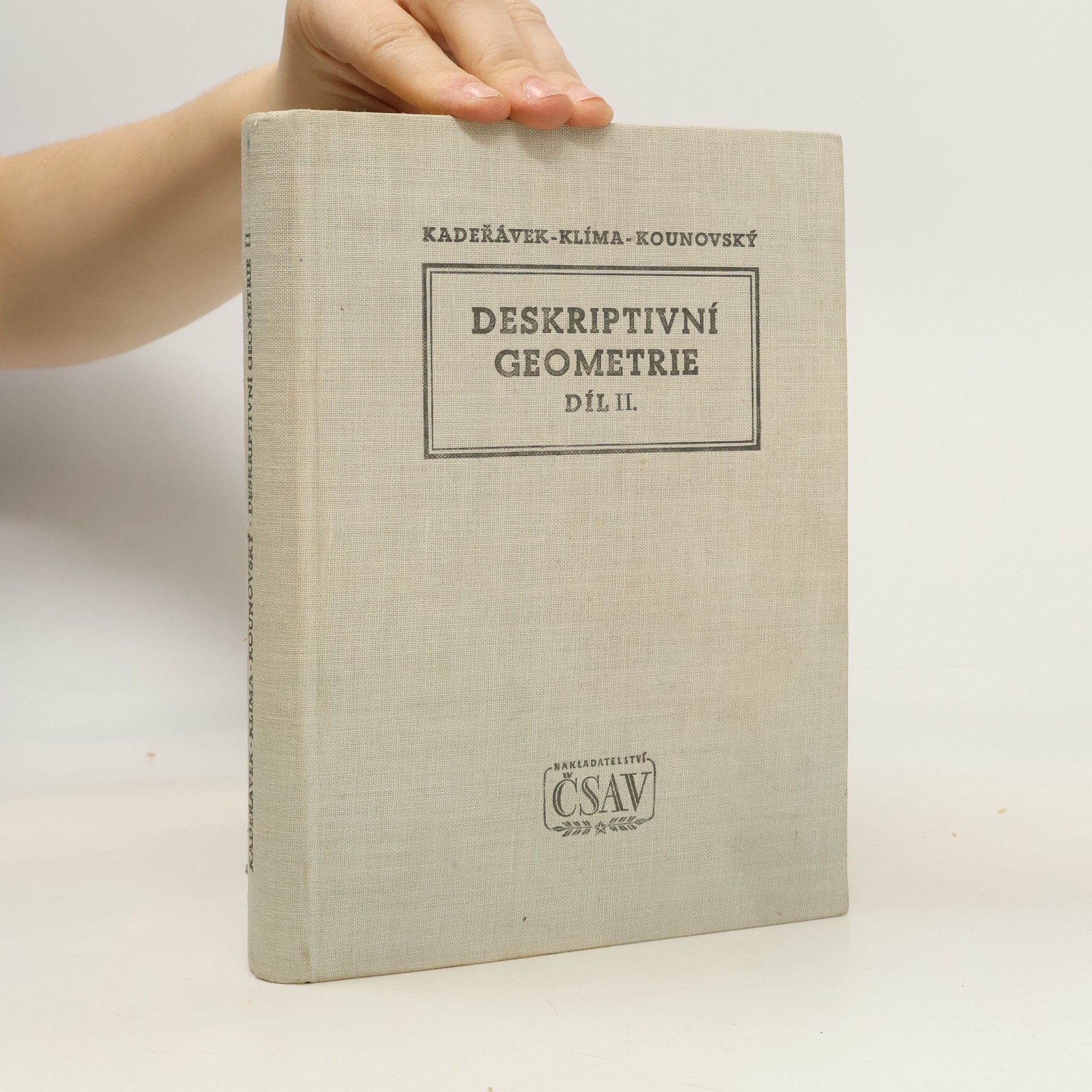 Deskriptivní geometrie II.
