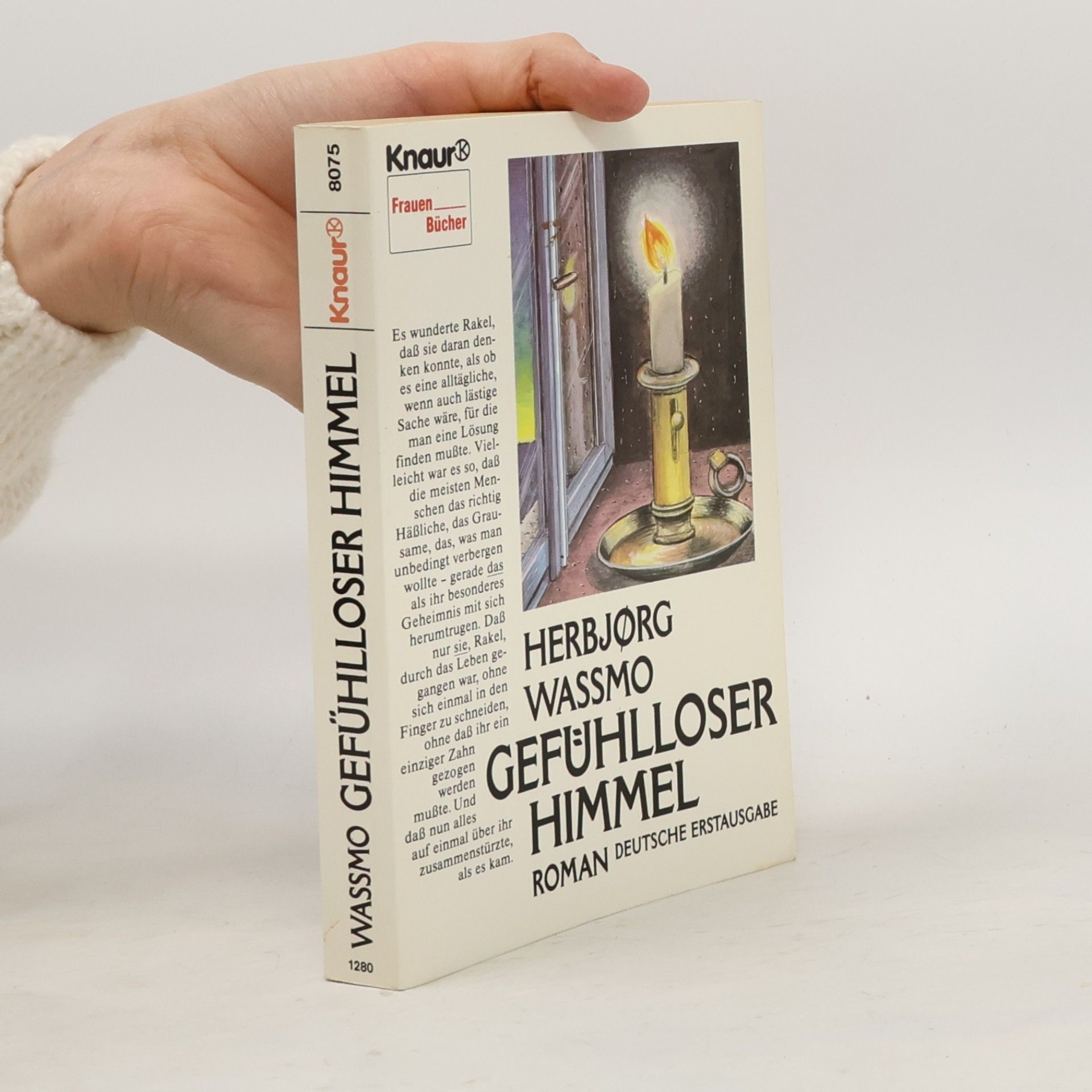 Herbjørg Wassmo Gefühlloser Himmel - Deutsche Erstausgabe