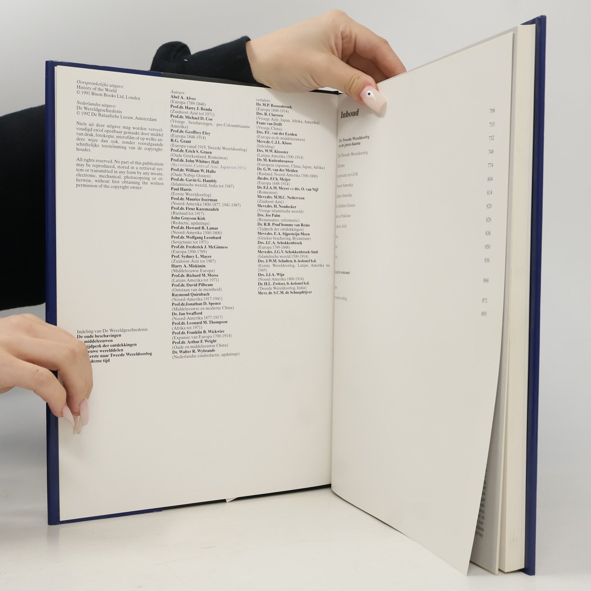 Various authors De wereldgeschiedenis. De moderne tijd