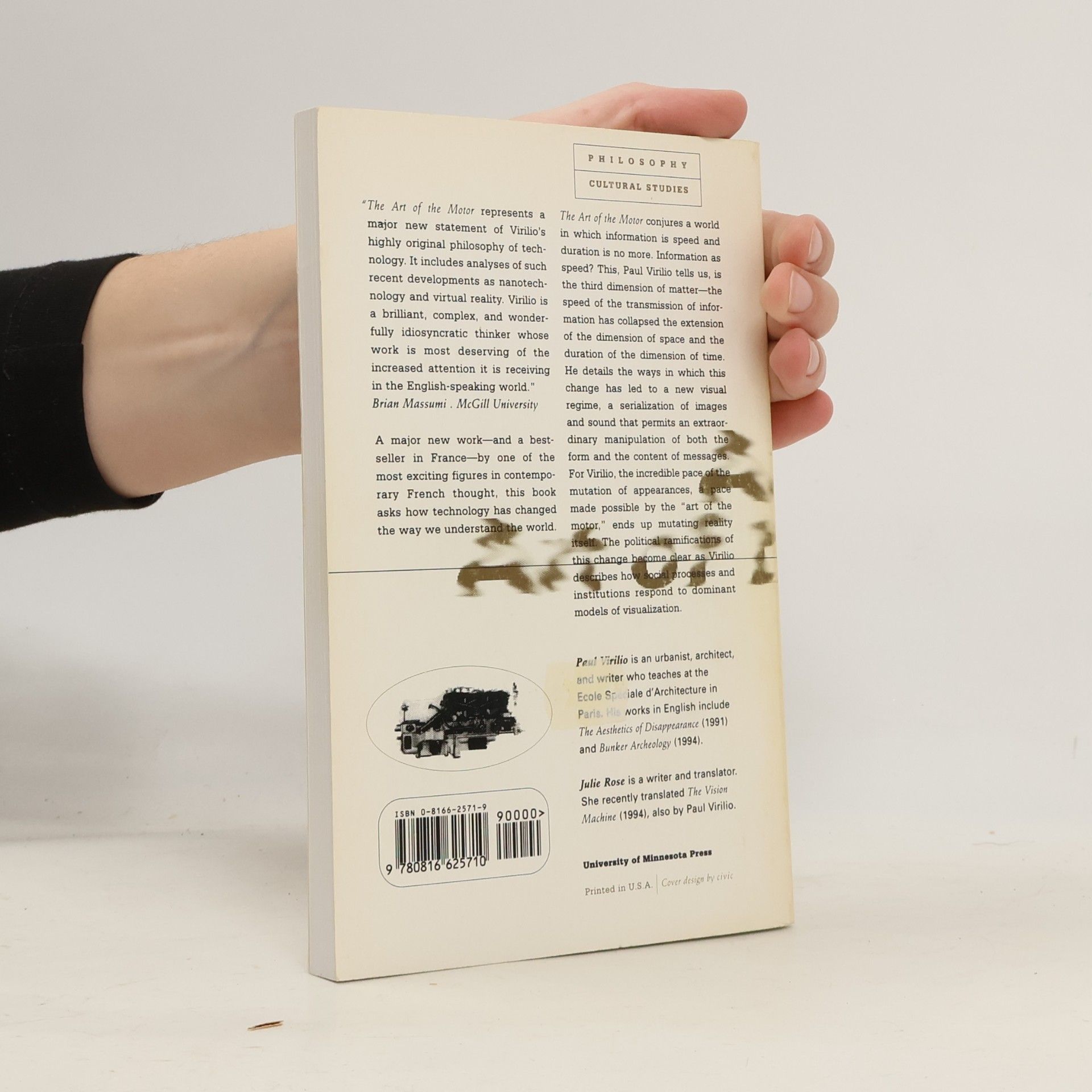 Paul Virilio Art of the Motor