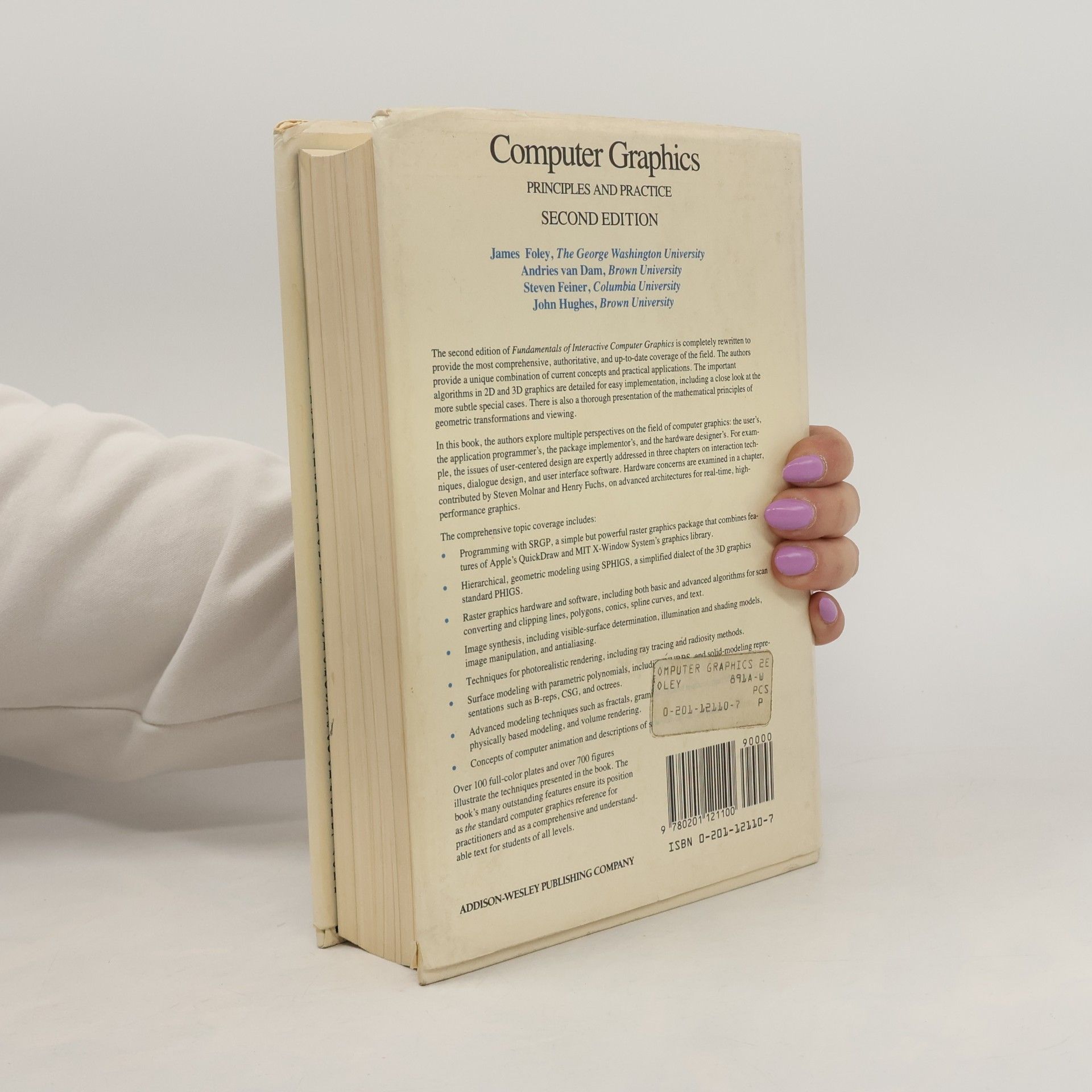 James D. Foley Computer Graphics. Principles and Practice
