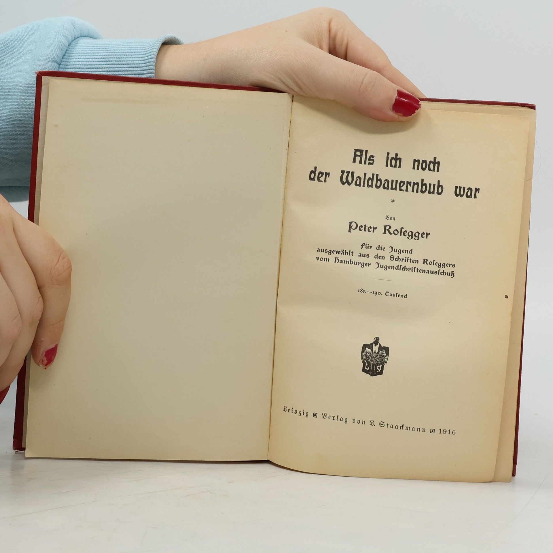 Peter Rosegger Als ich noch der Waldbauernbub war