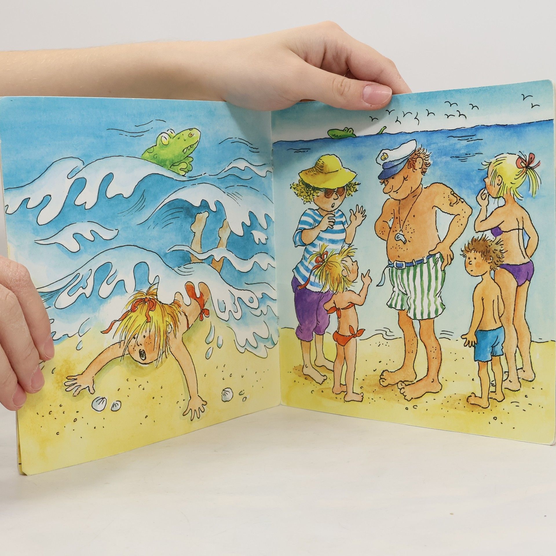 Wolfram Hänel Conni am Strand