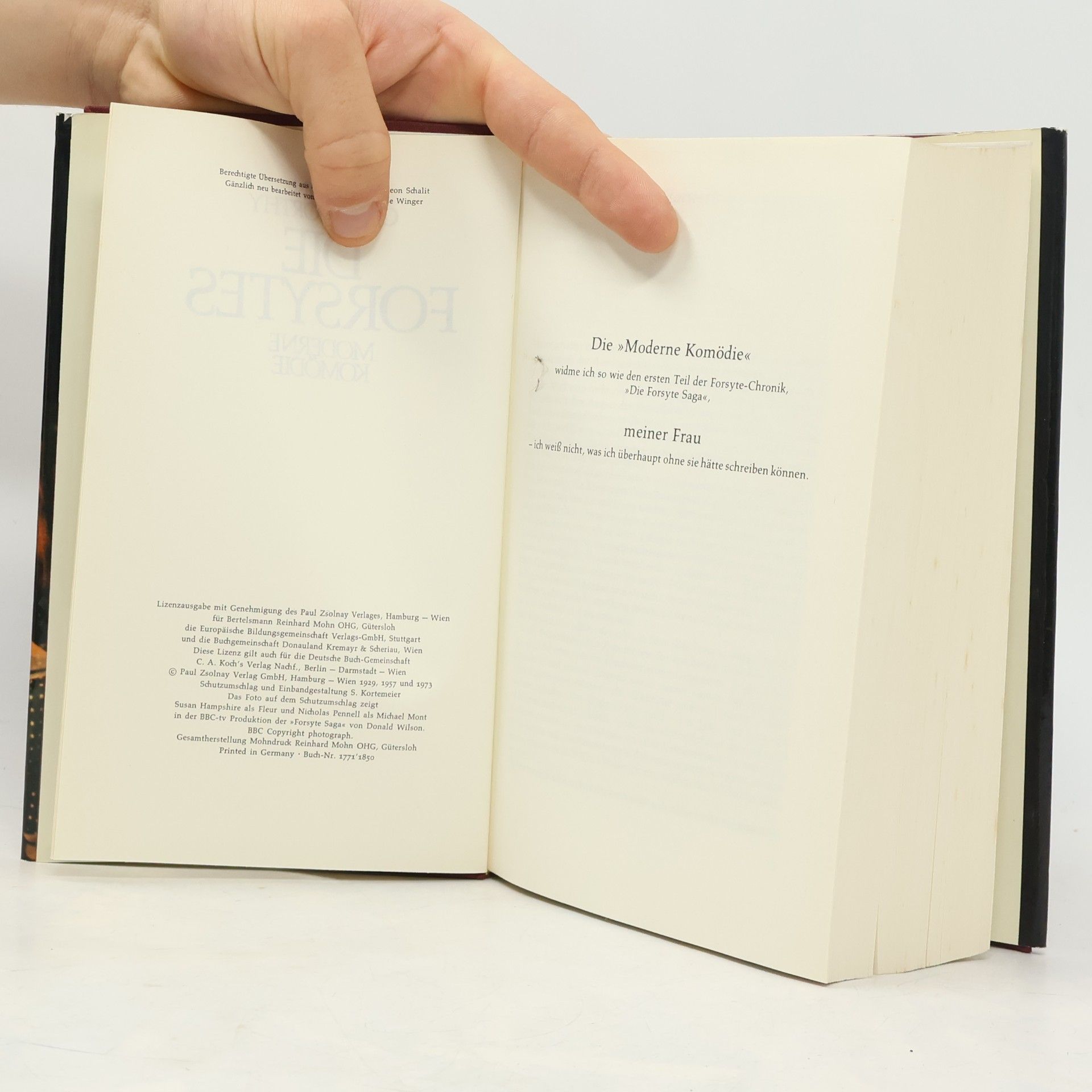 John Galsworthy Die Forsytes. Moderne Komödie