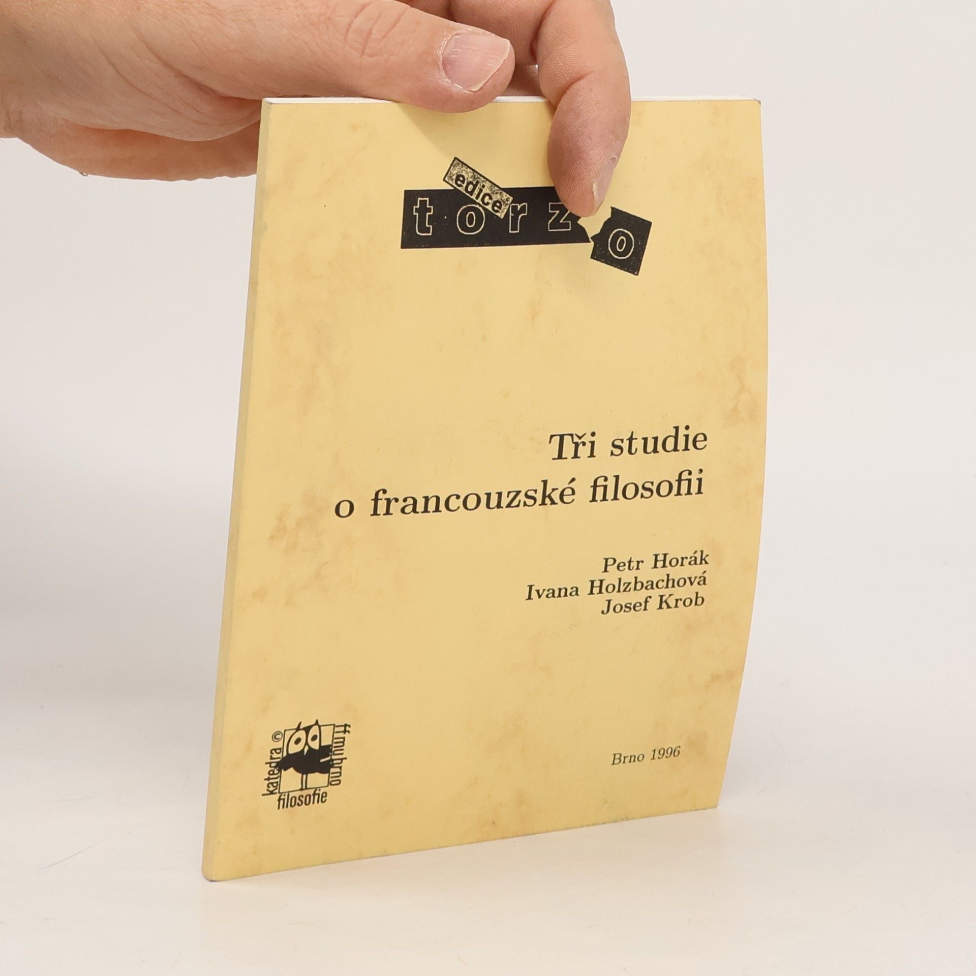 Tři studie o francouzské filosofii