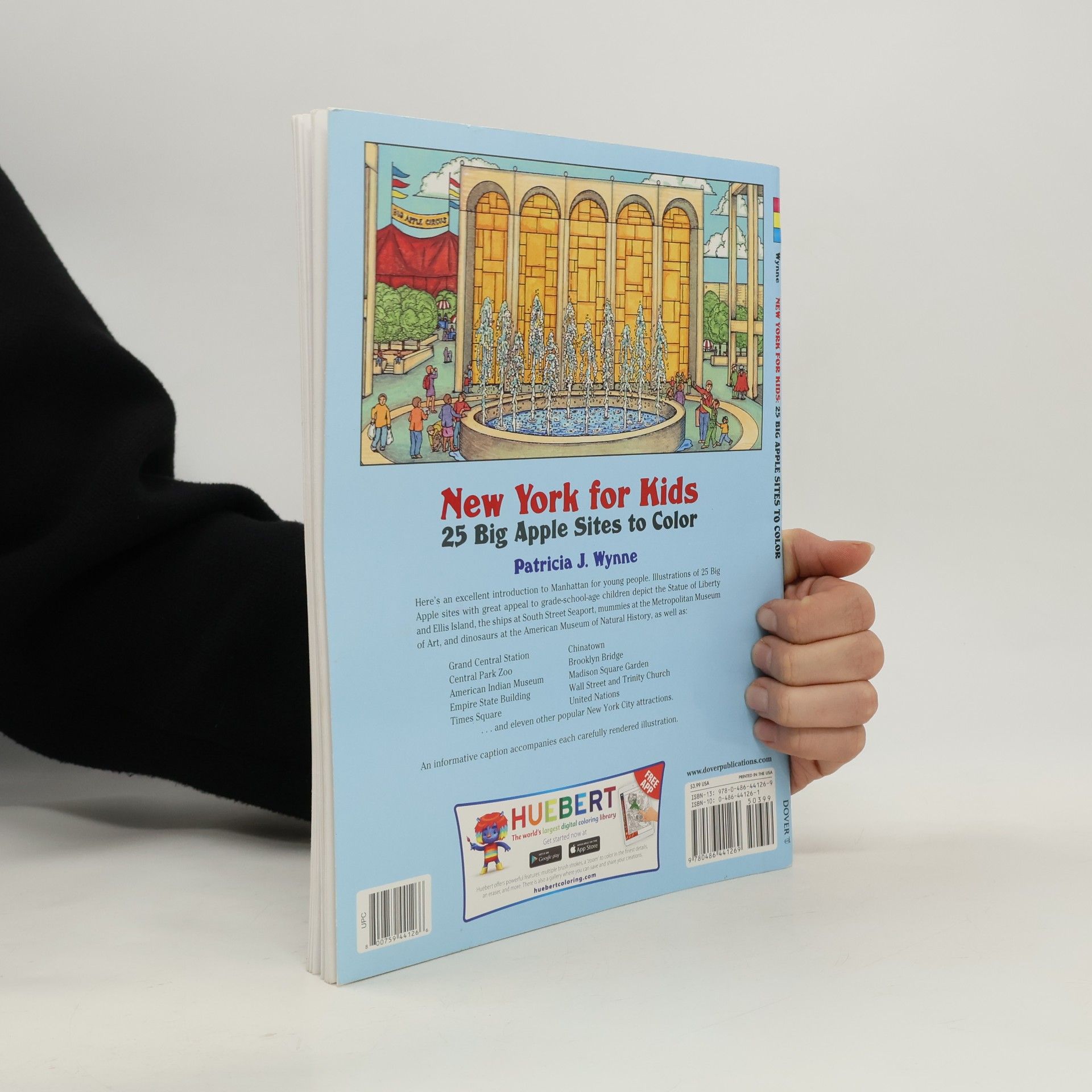 Patricia Wynne Dover Coloring Book: New York for Kids