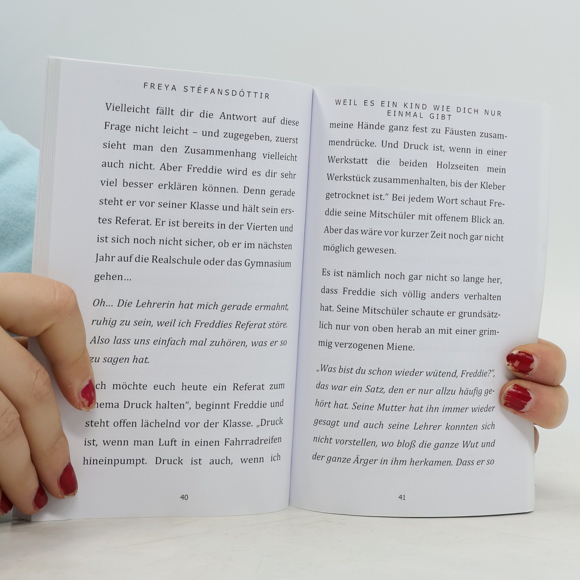 Freya Stéfansdóttir Weil es ein Kind wie dich nur einmal gibt - Buch für Mädchen und Jungen ab 6 Jahren