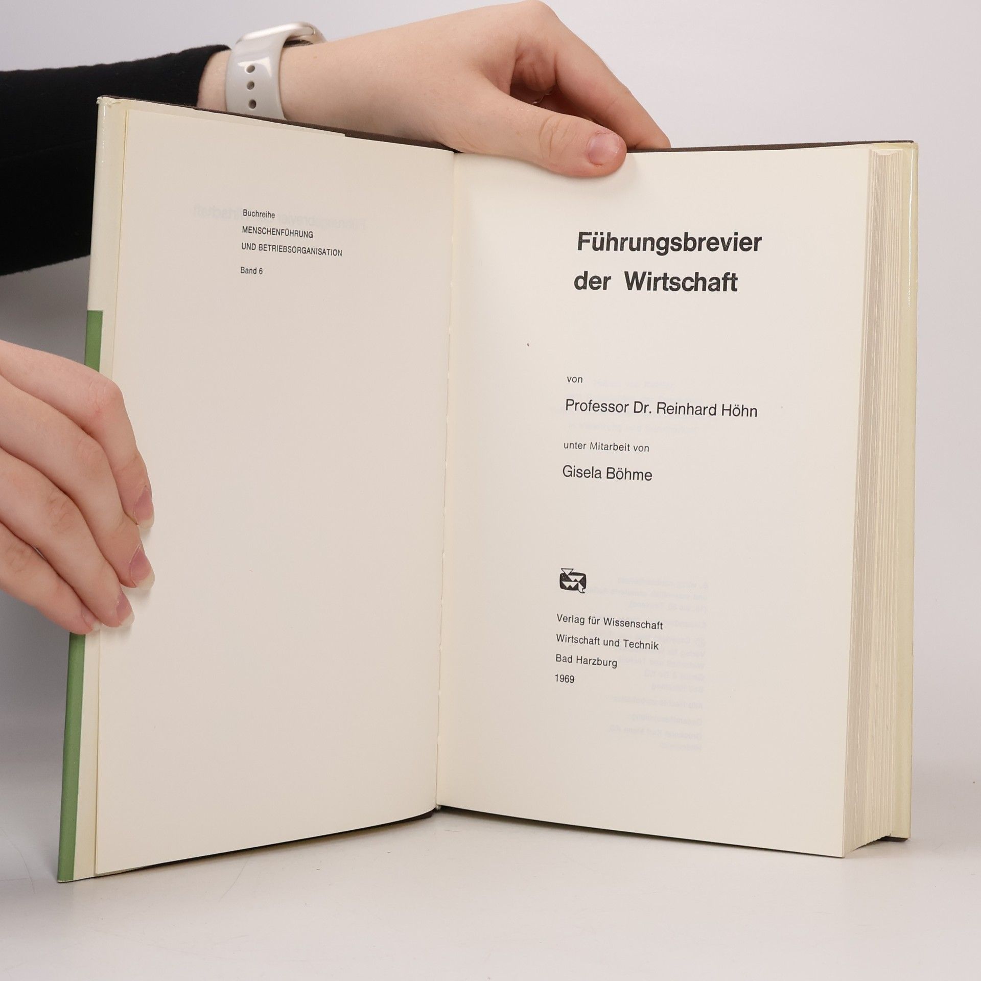 Reinhardt Höhn Führungsbrevier der Wirtschaft