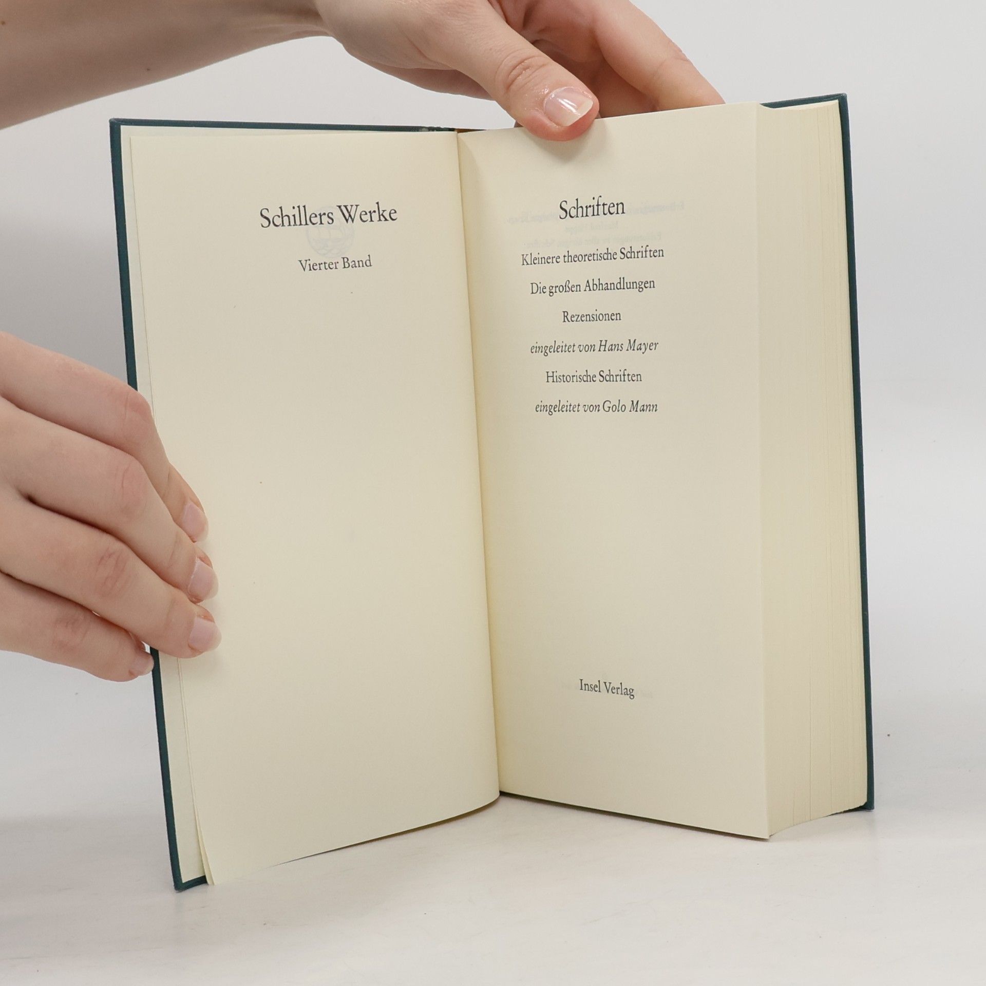Friedrich Schiller Schriften 4
