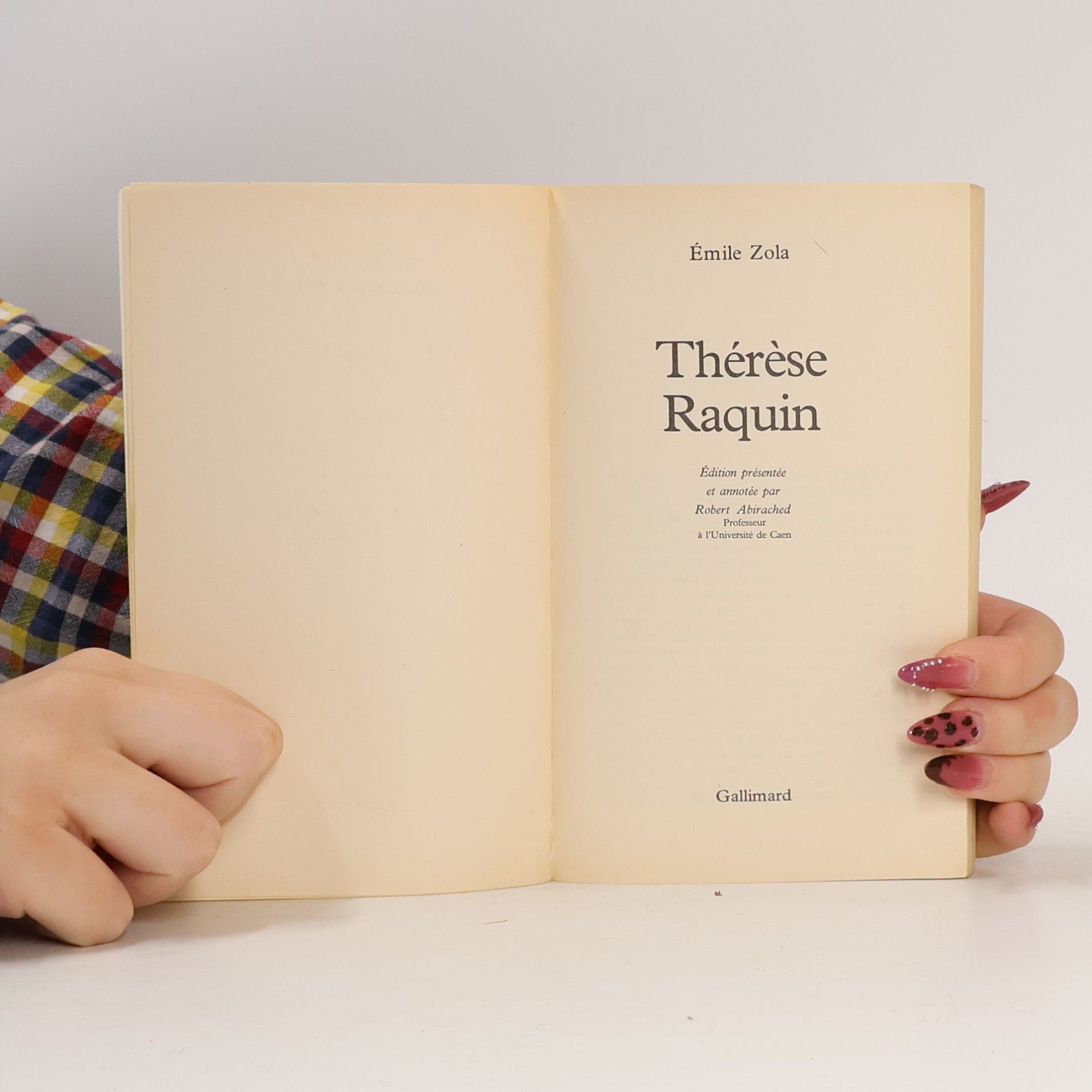Émile Zola Thérèse Raquin Préface de Robert Abirached - Texte intégral
