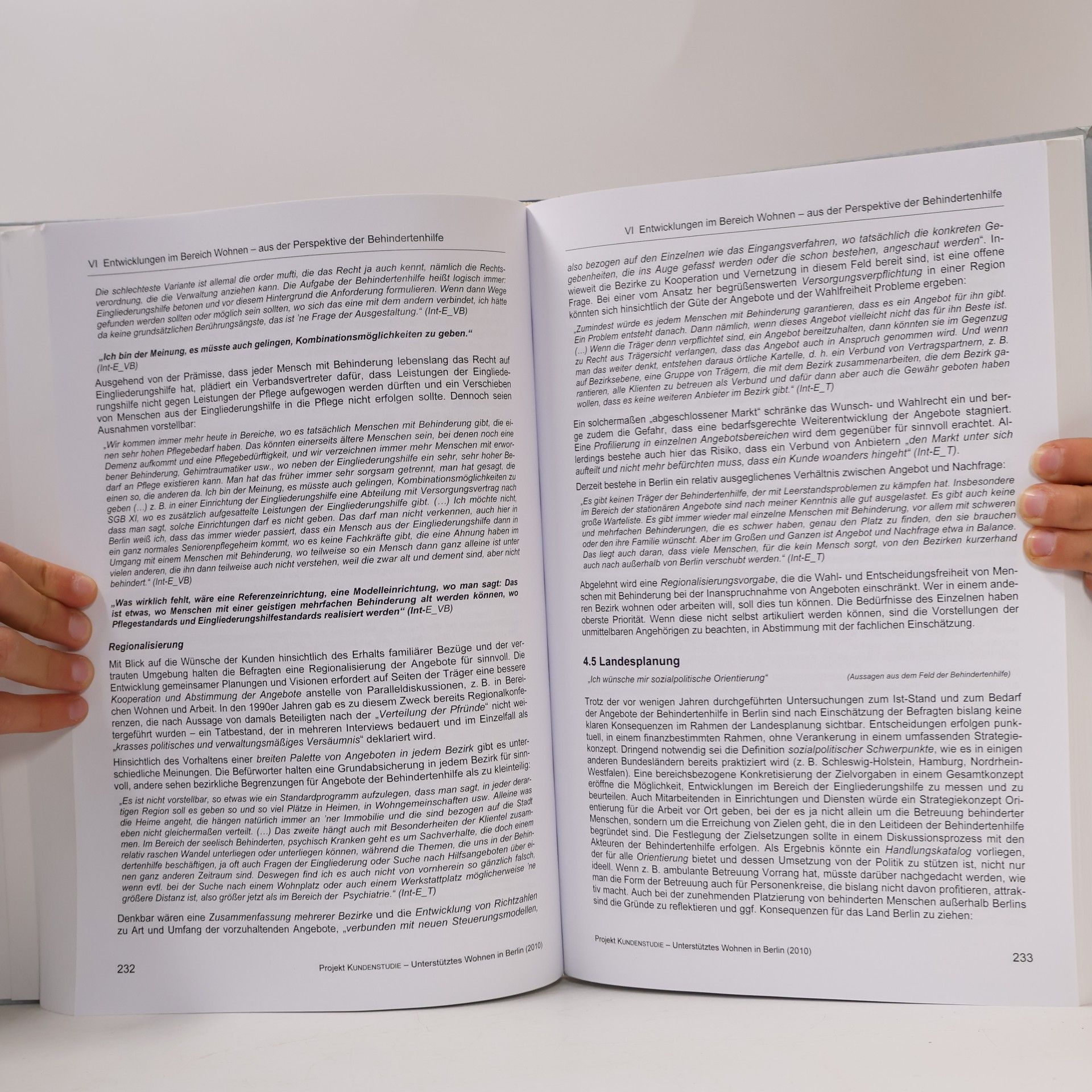 Monika Seifert Kundenstudie Bedarf an Dienstleistungen zur Unterstützung des Wohnens von Menschen mit Behinderung