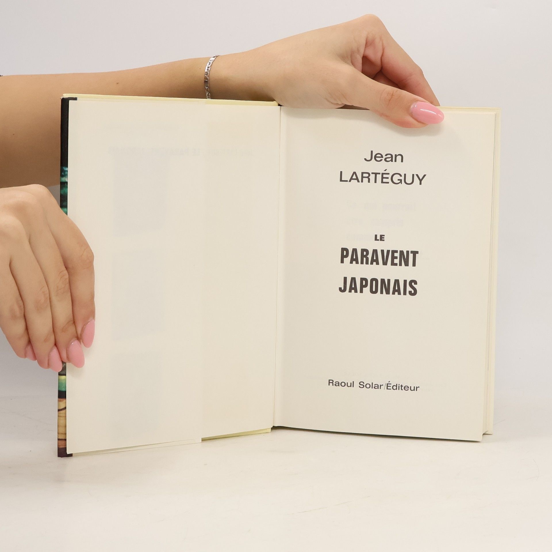Jean Lartéguy Le paravent japonais