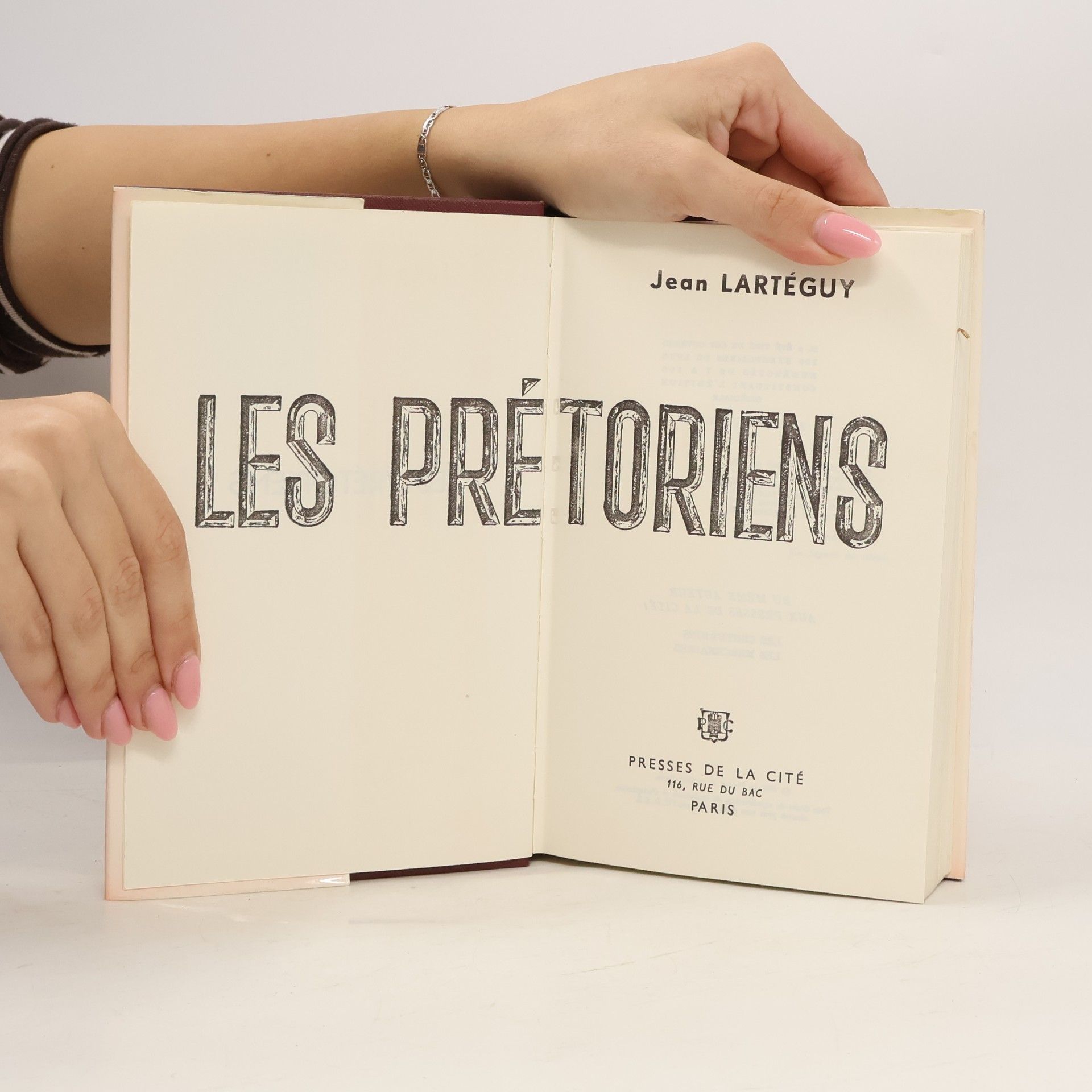 Jean Lartéguy Les prétoriens