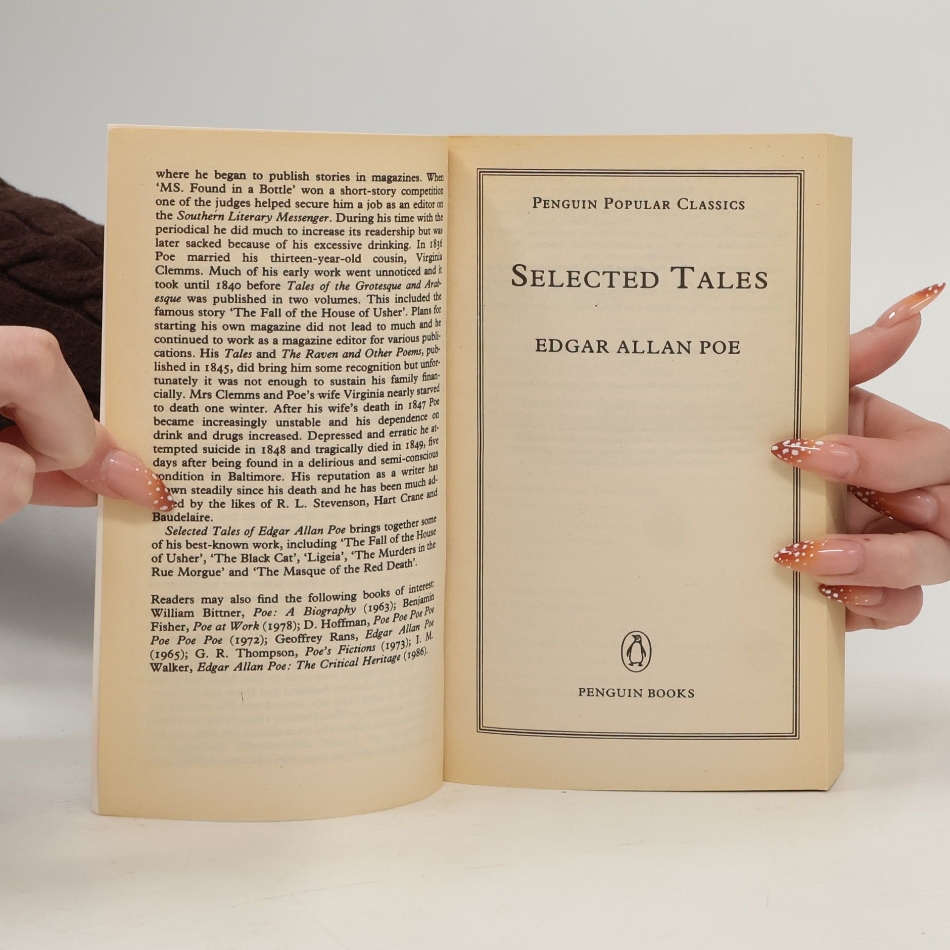 Edgar Allan Poe Selected Tales