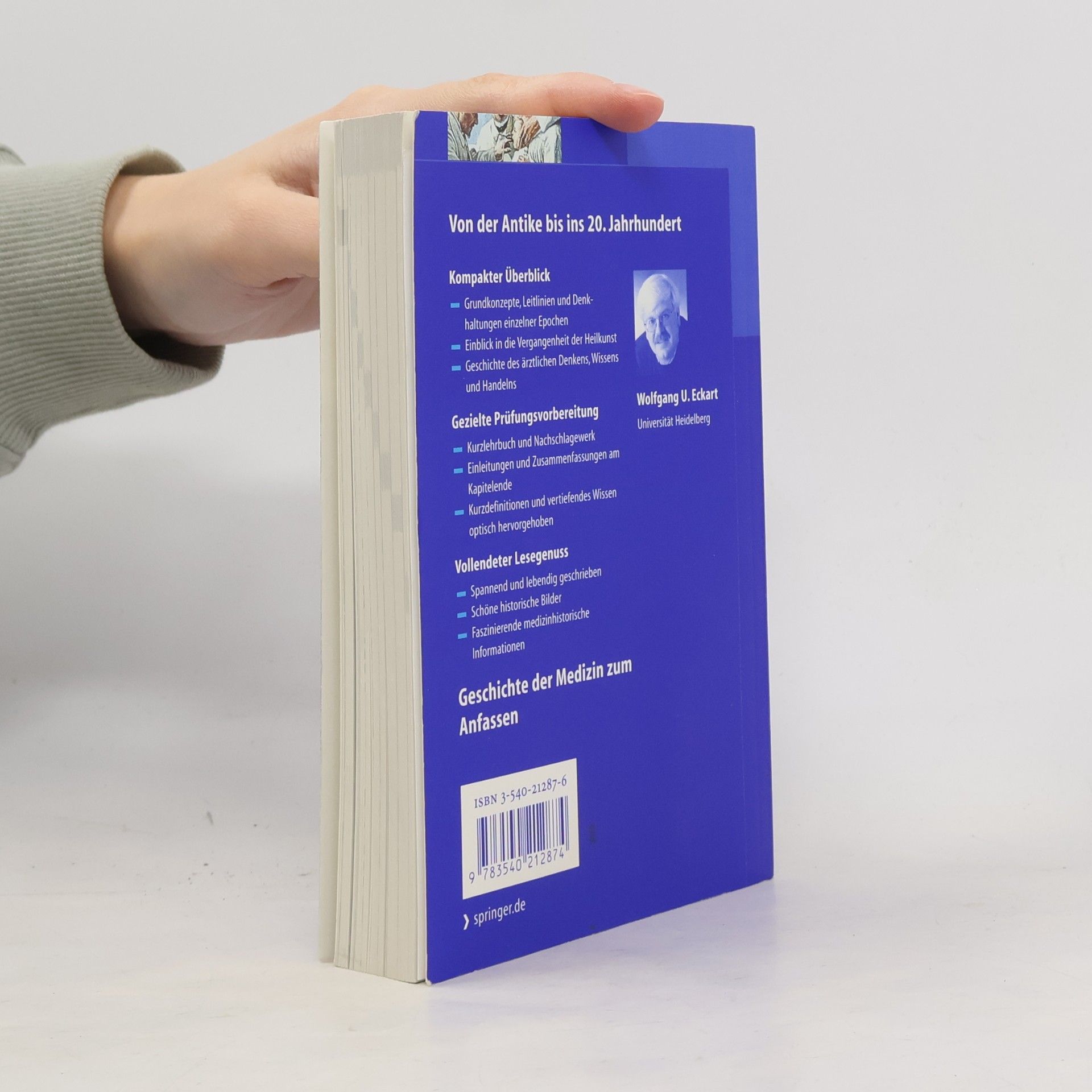 Wolfgang U. Eckart Springer-Lehrbuch: Geschichte der Medizin
