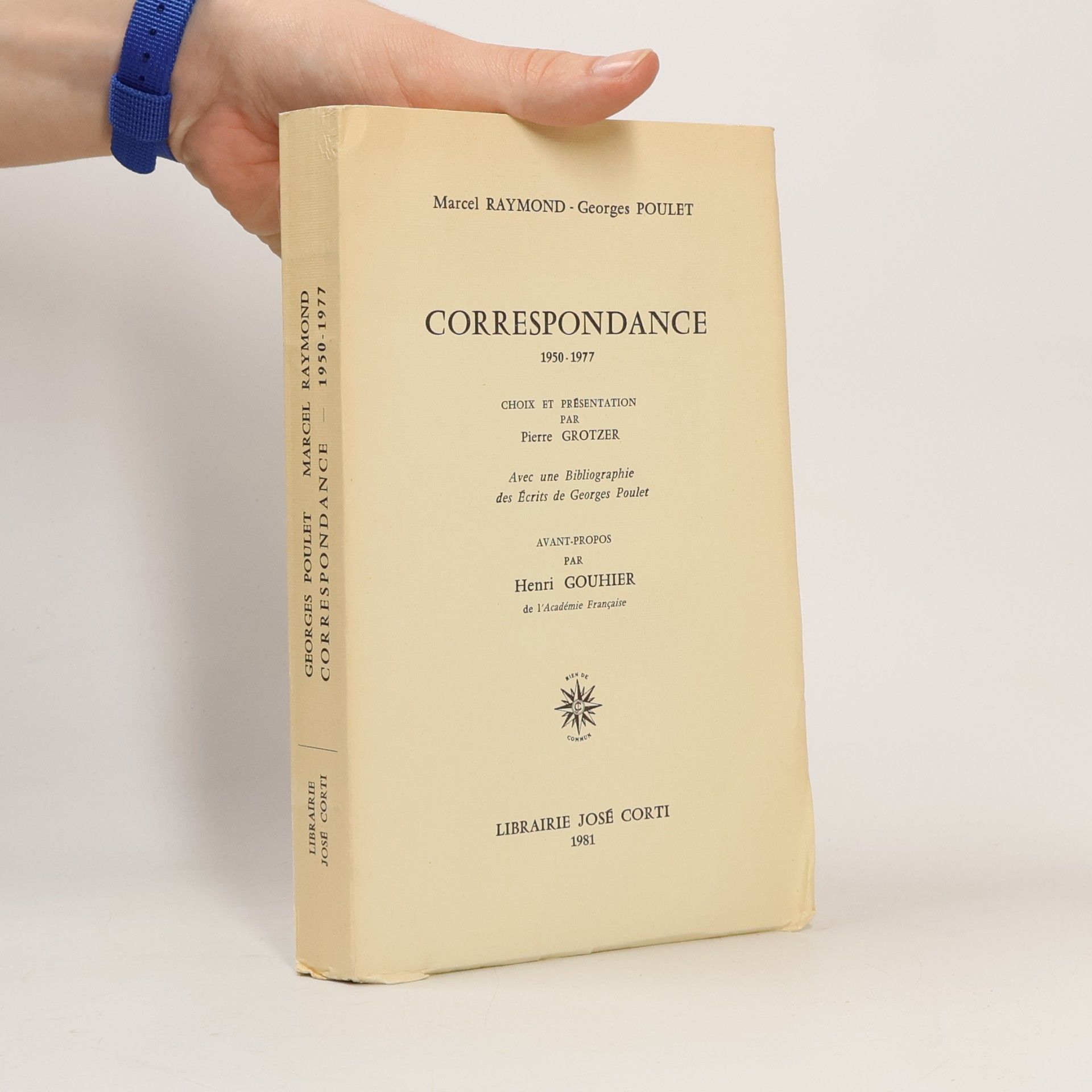 Georges Poulet Correspondance