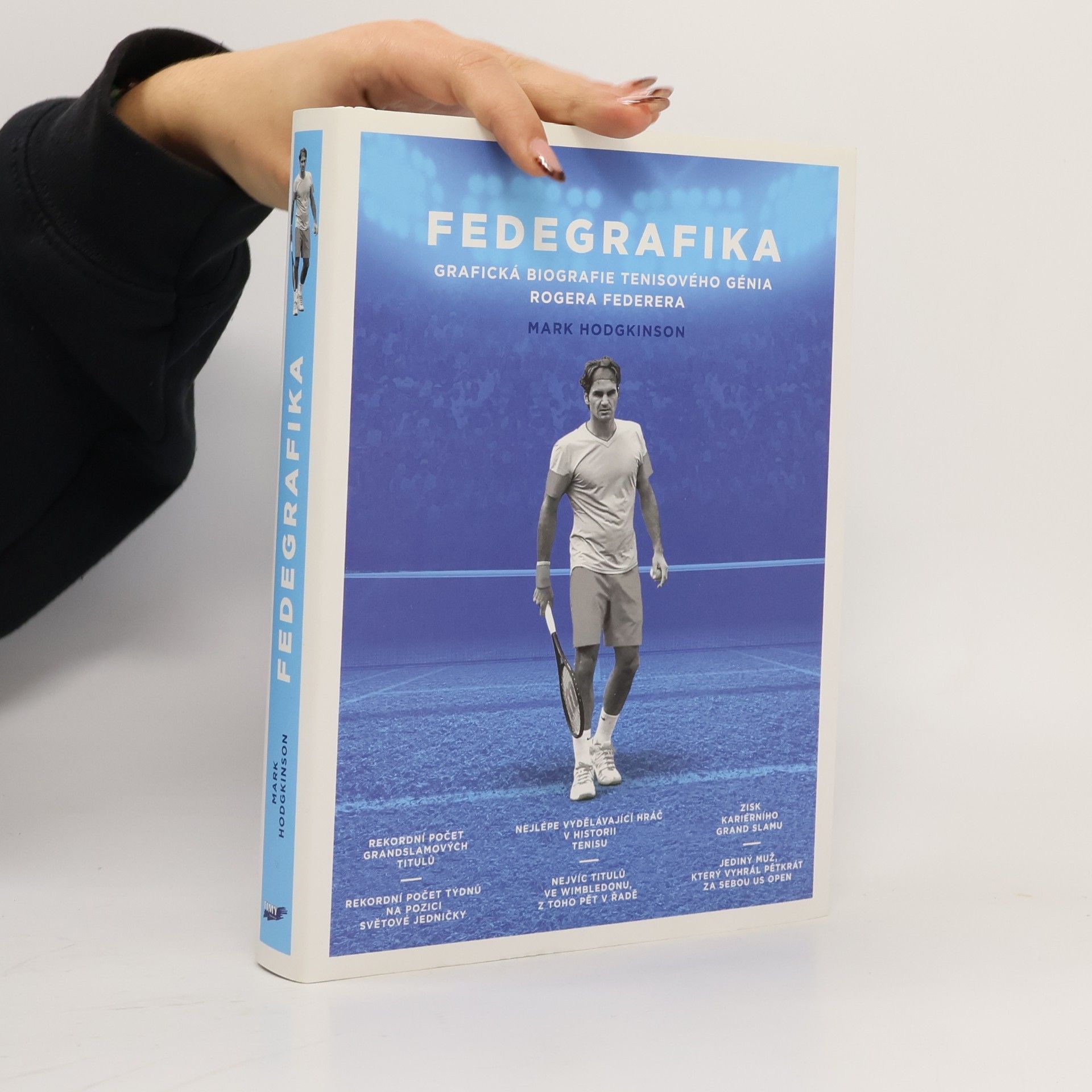 Fedegrafika : grafická biografie tenisového génia Rogera Federera