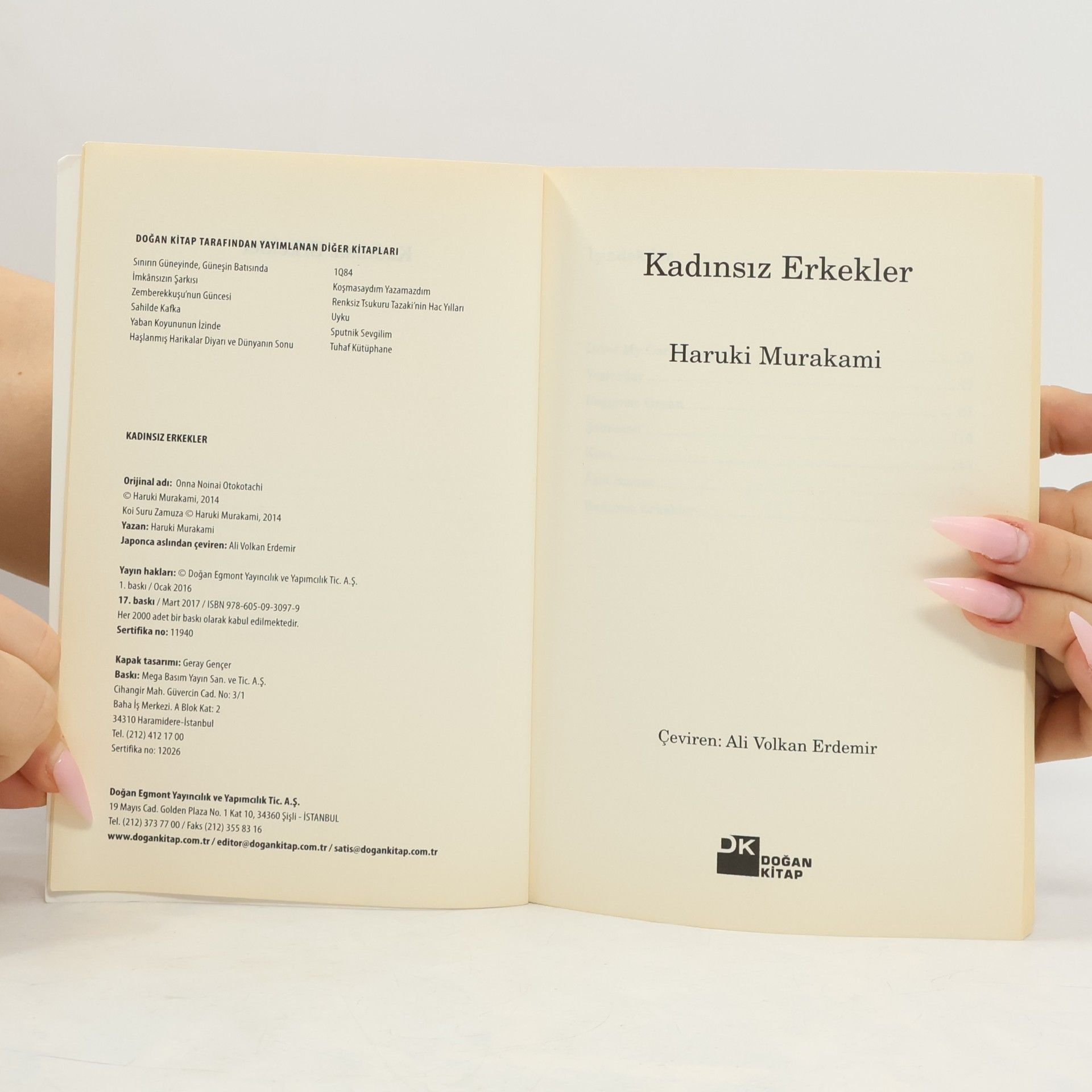 Haruki Murakami Dünya Edebiyatı Dizisi: Kadınsız Erkekler - 17. Baskı