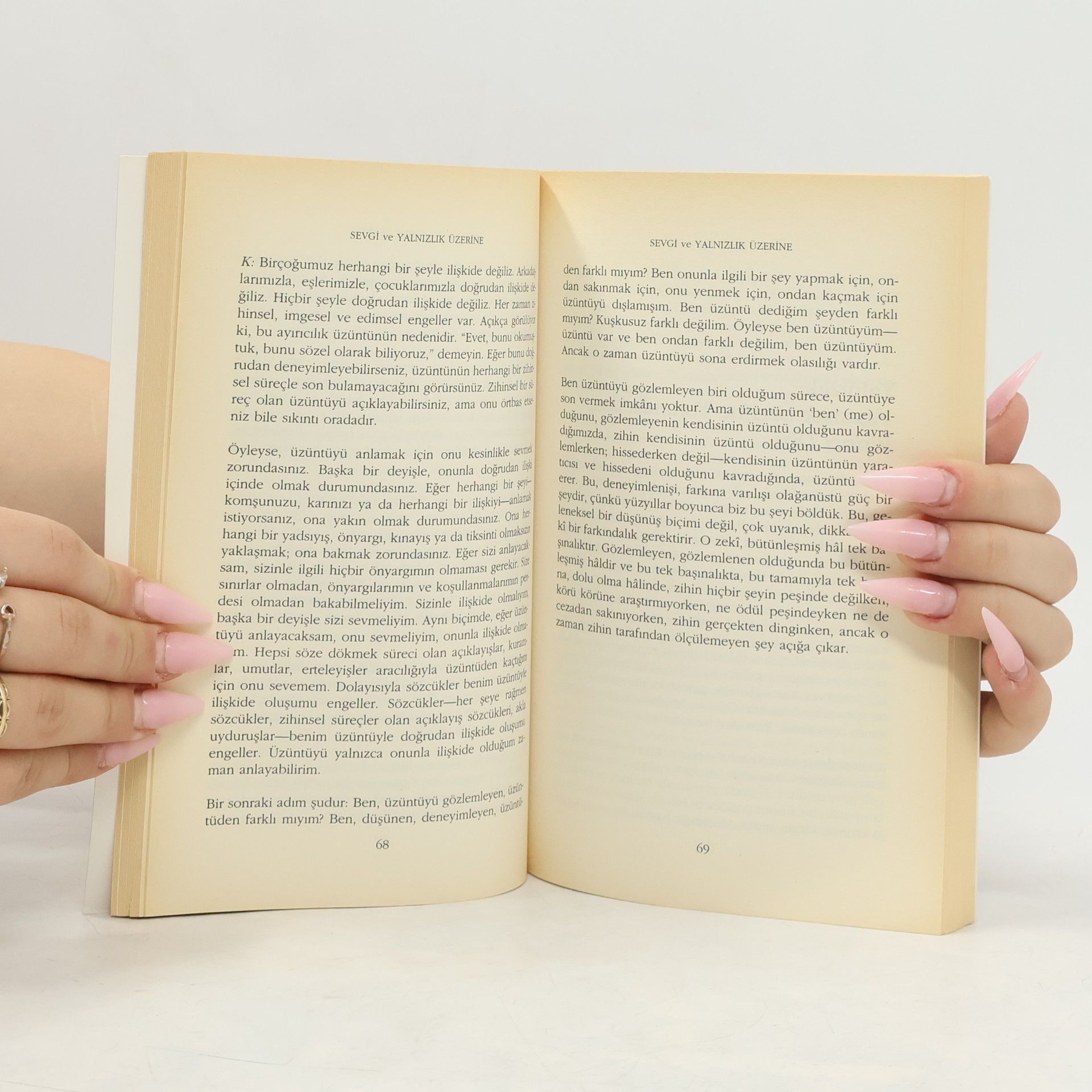 Jiddu Krishnamurti Sevgi ve Yalnızlık Üzerine