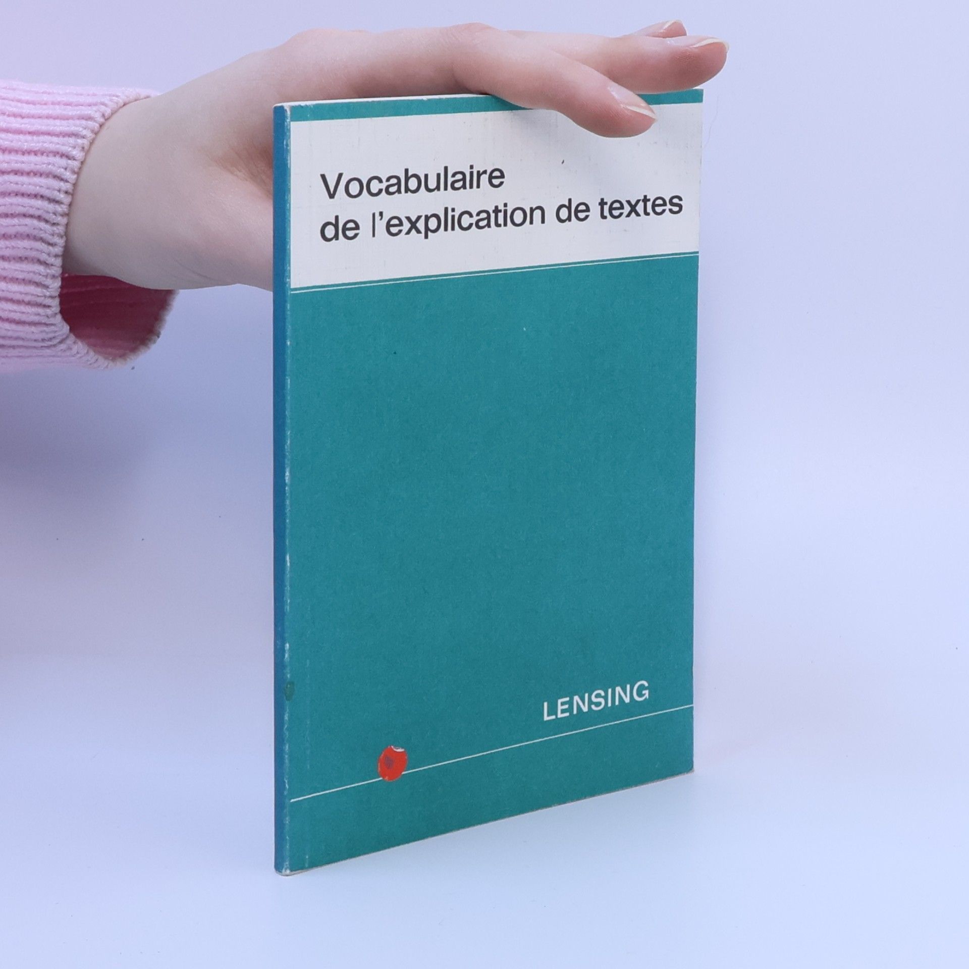 Vocabulaire de l'explication de textes