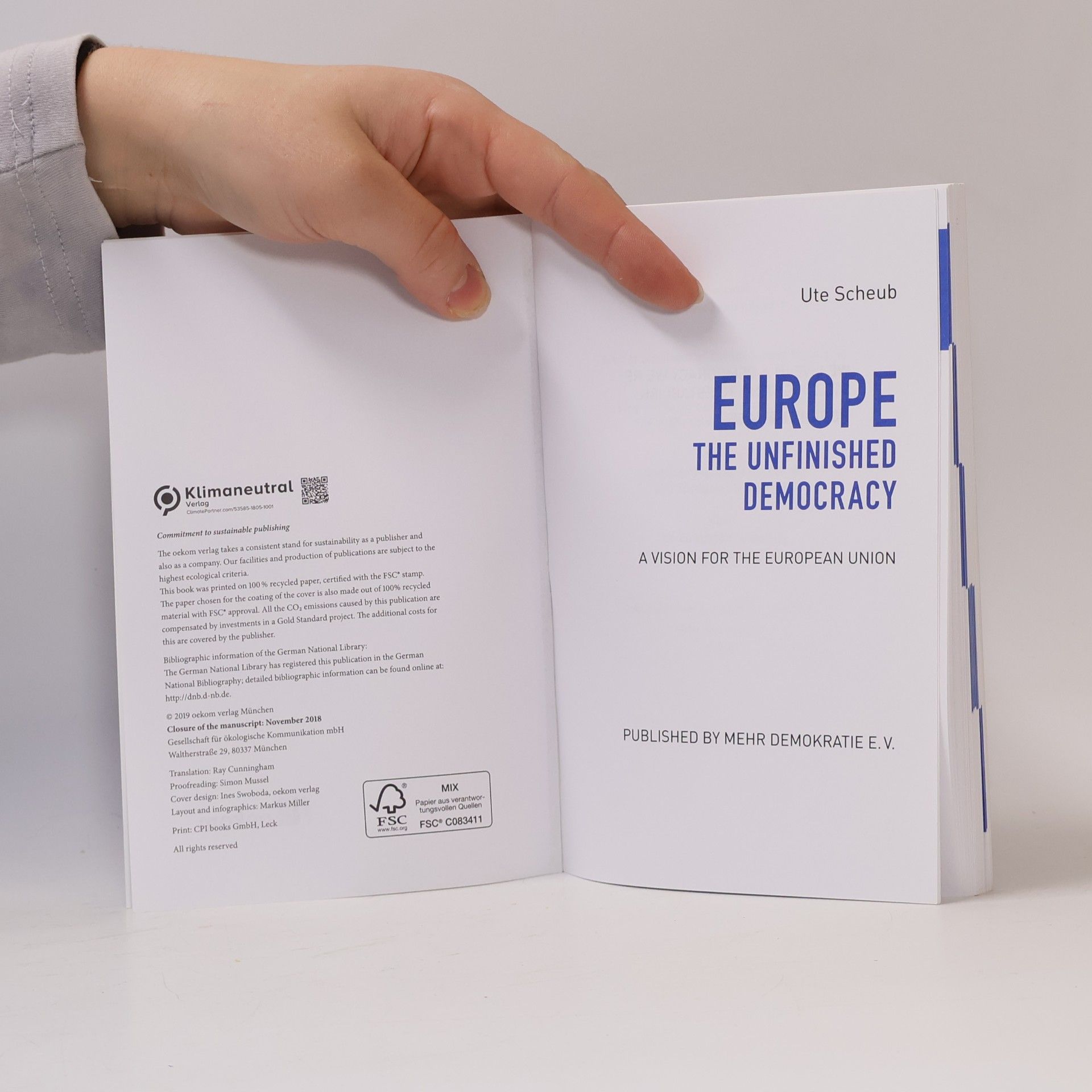 Ute Scheub Europa. Die unvollendete Demokratie