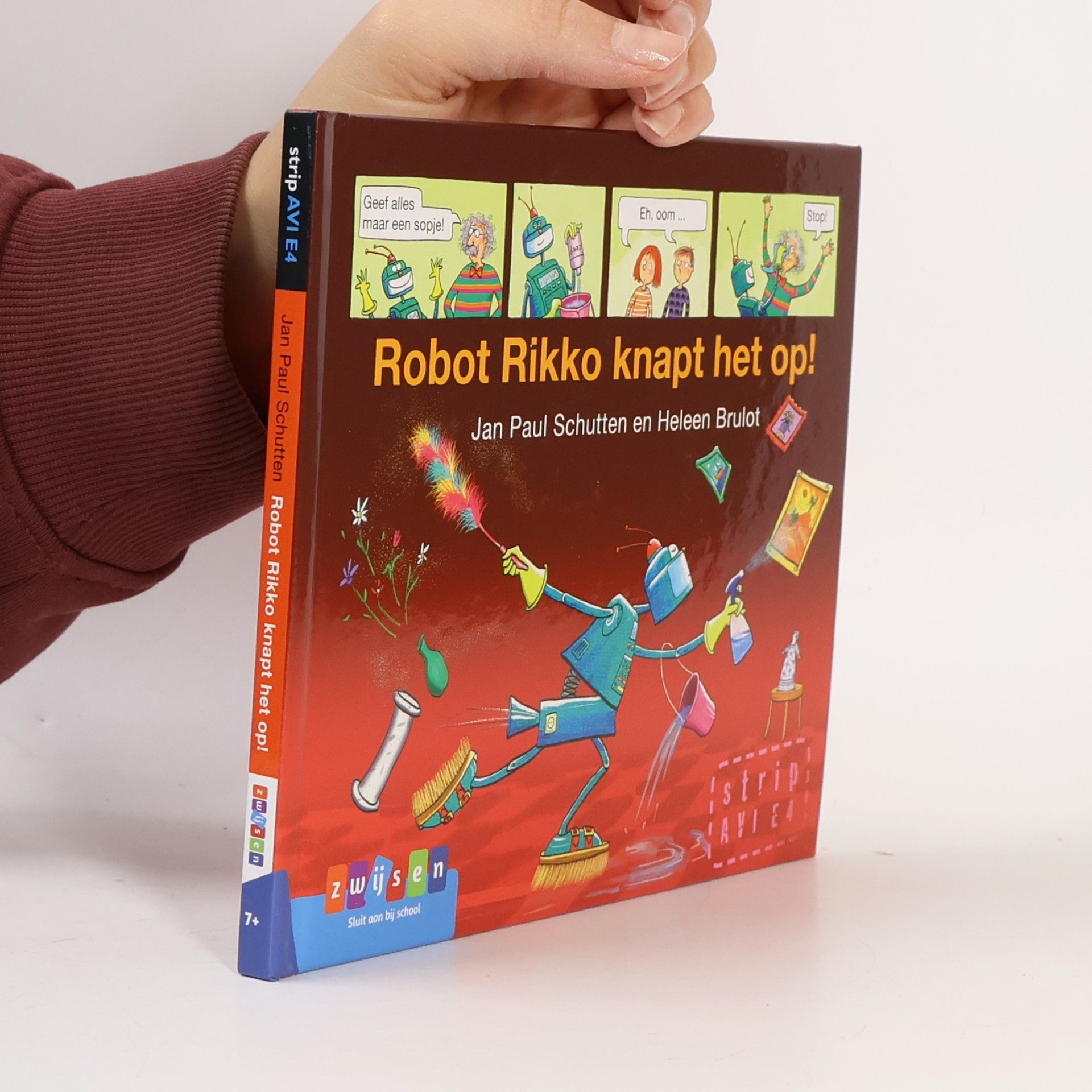 Strip AVI E4: Robot Rikko knapt het op!