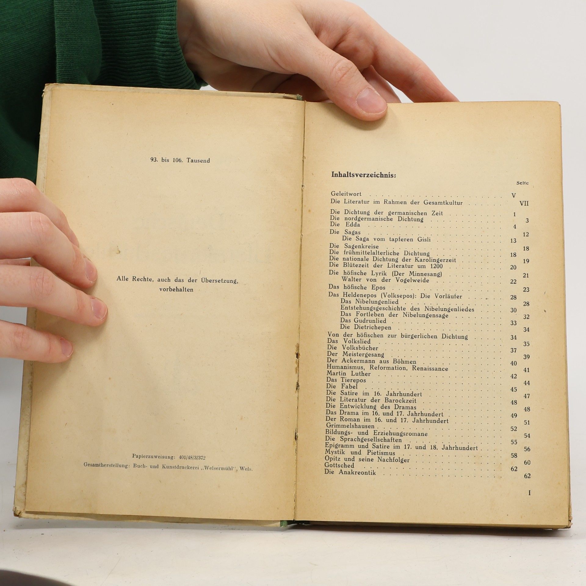 E. Brenner Deutsche Literaturgeschichte 1. Band