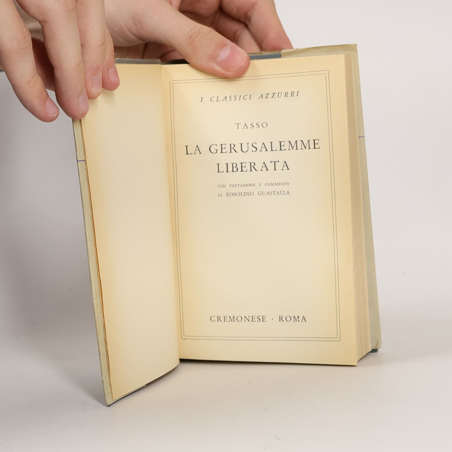 Torquato Tasso La Gerusalemme Liberata