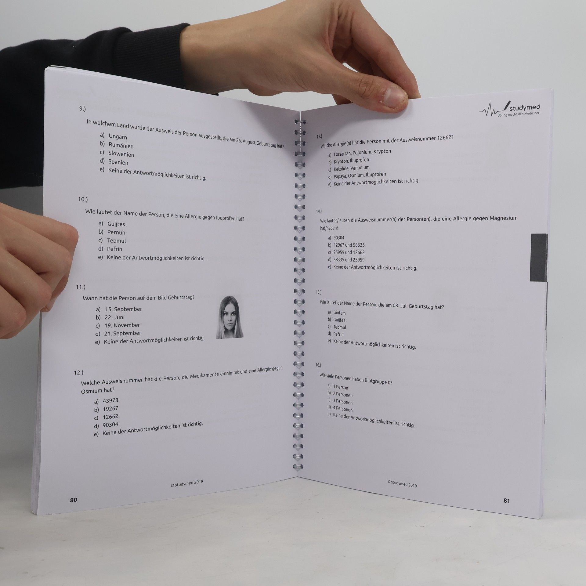 Alexander Frey Studymed MedAT Übungsmaterial