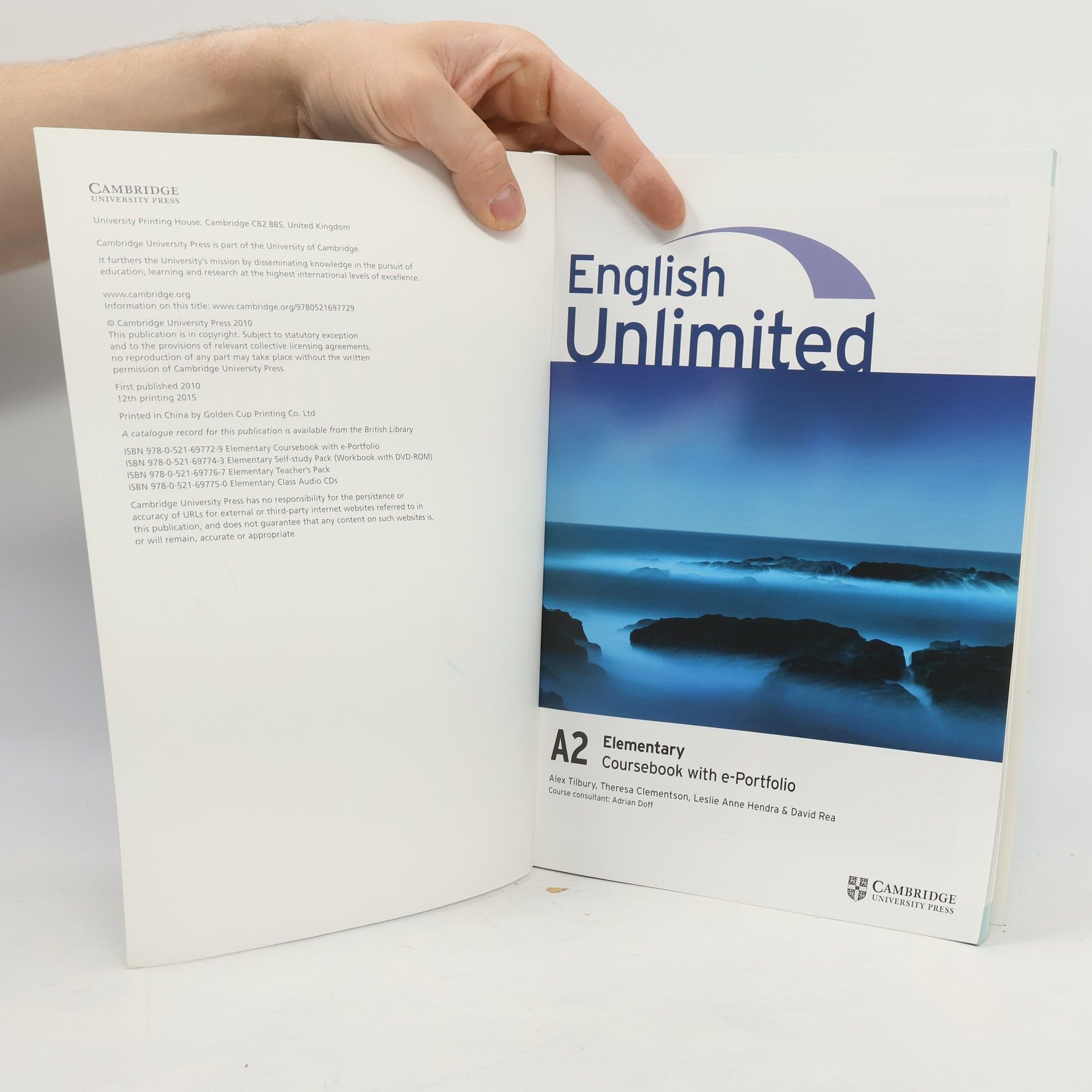 Alex Tilbury English Unlimited. A2 Elementary Coursebook