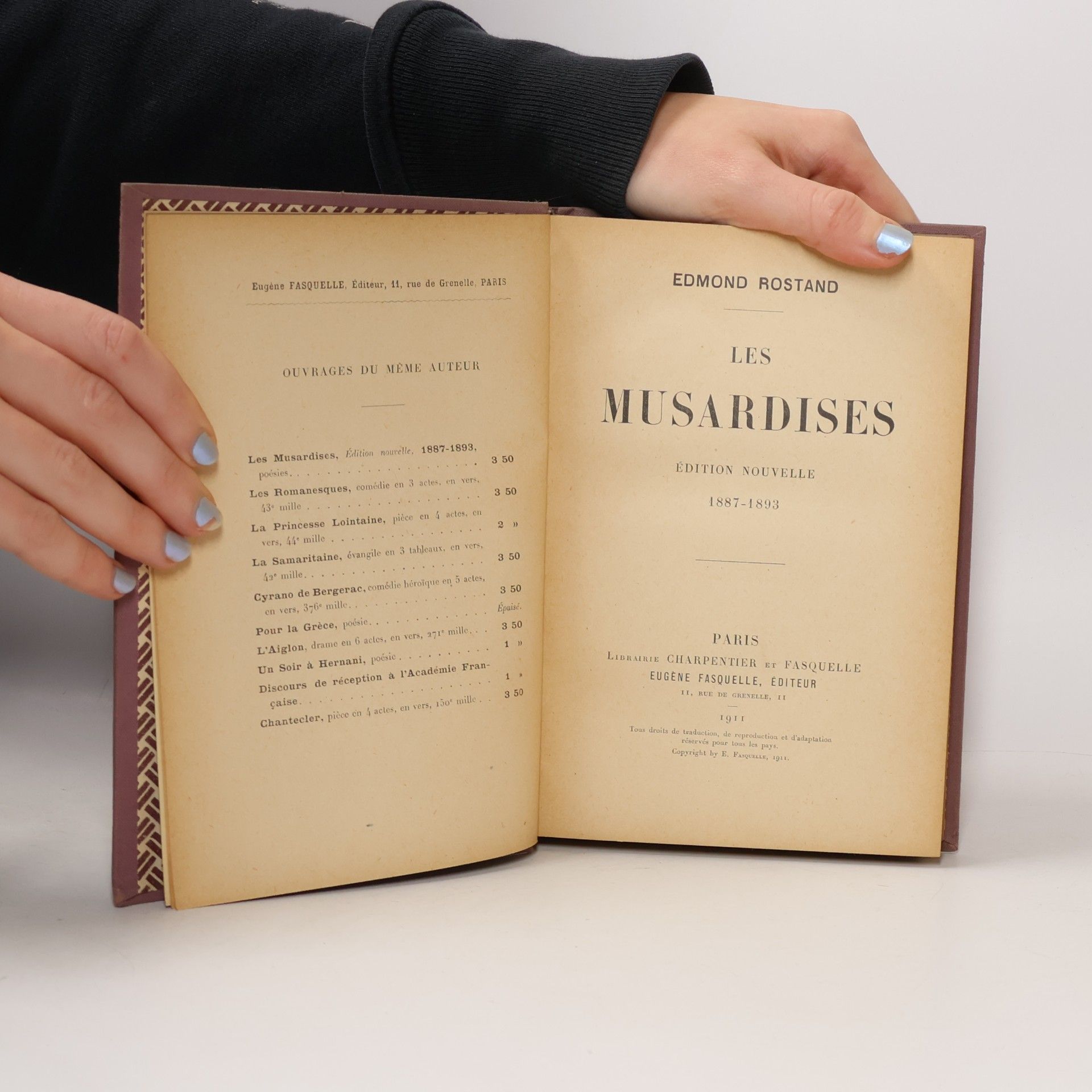 Edmond Rostand Les Musardises 1887-1893