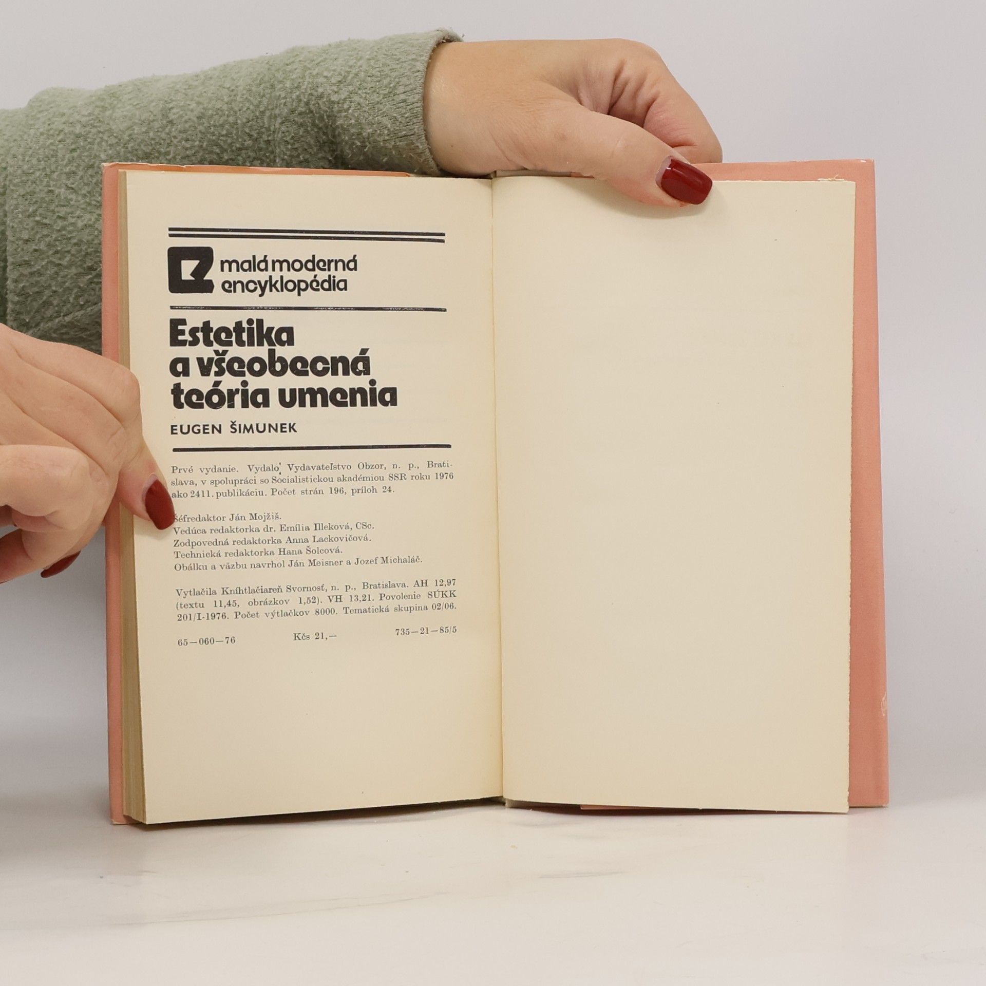 Eugen Šimunek Estetika a všeobecná teória umenia