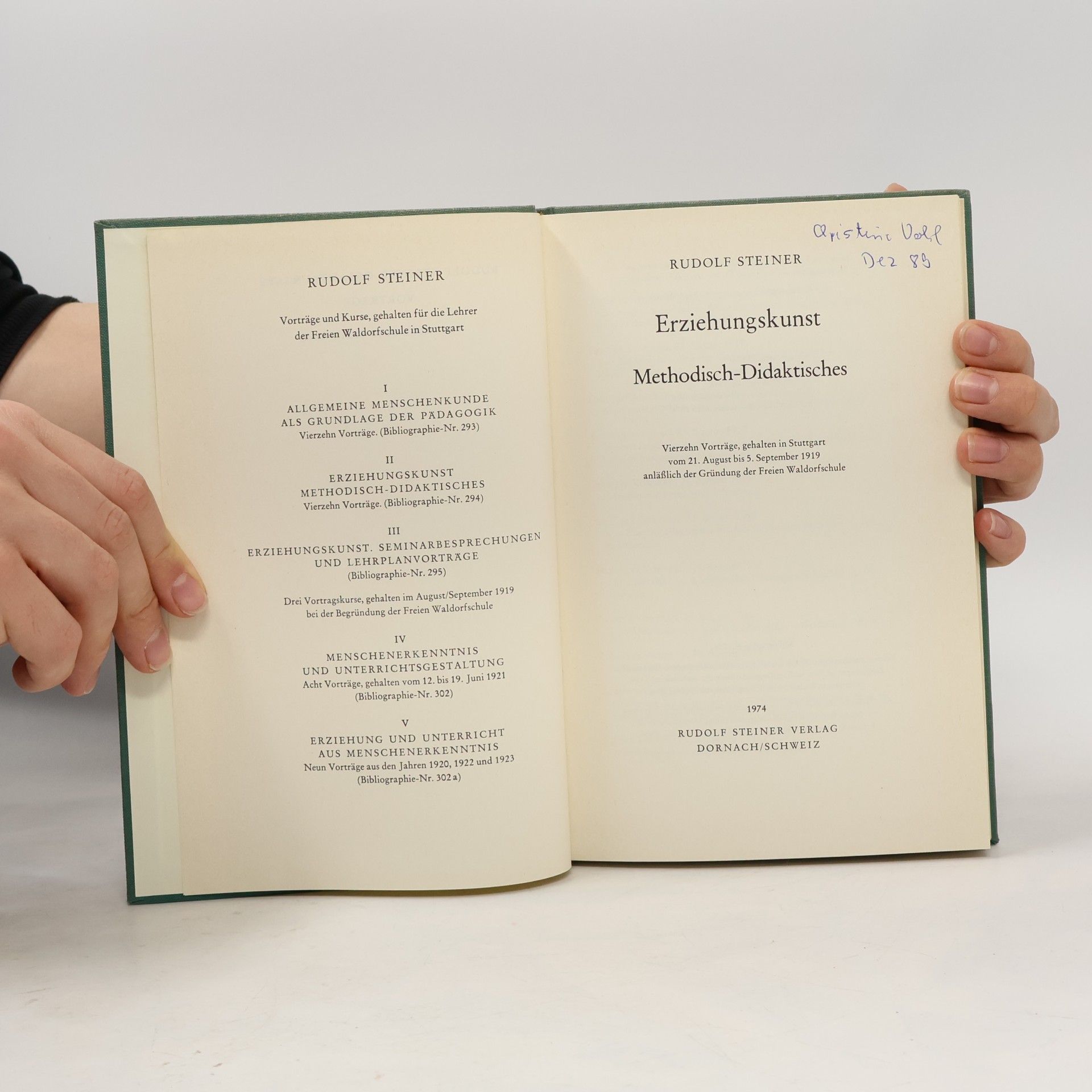 Rudolf Steiner Erziehungskunst