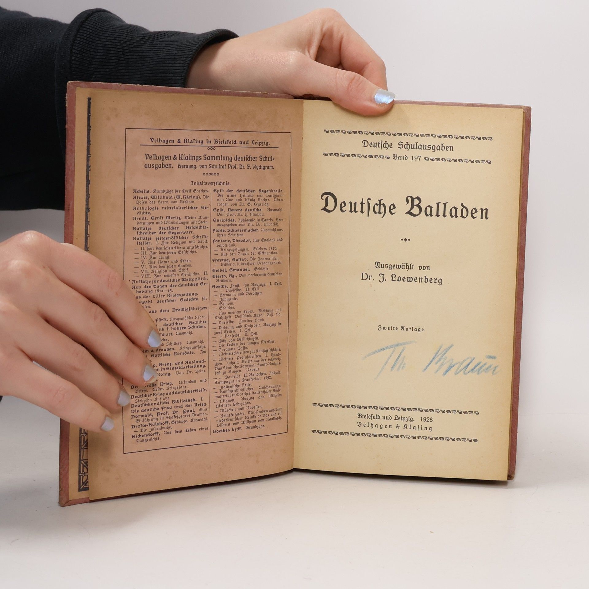 J. Loewenberg Deutsche Balladen
