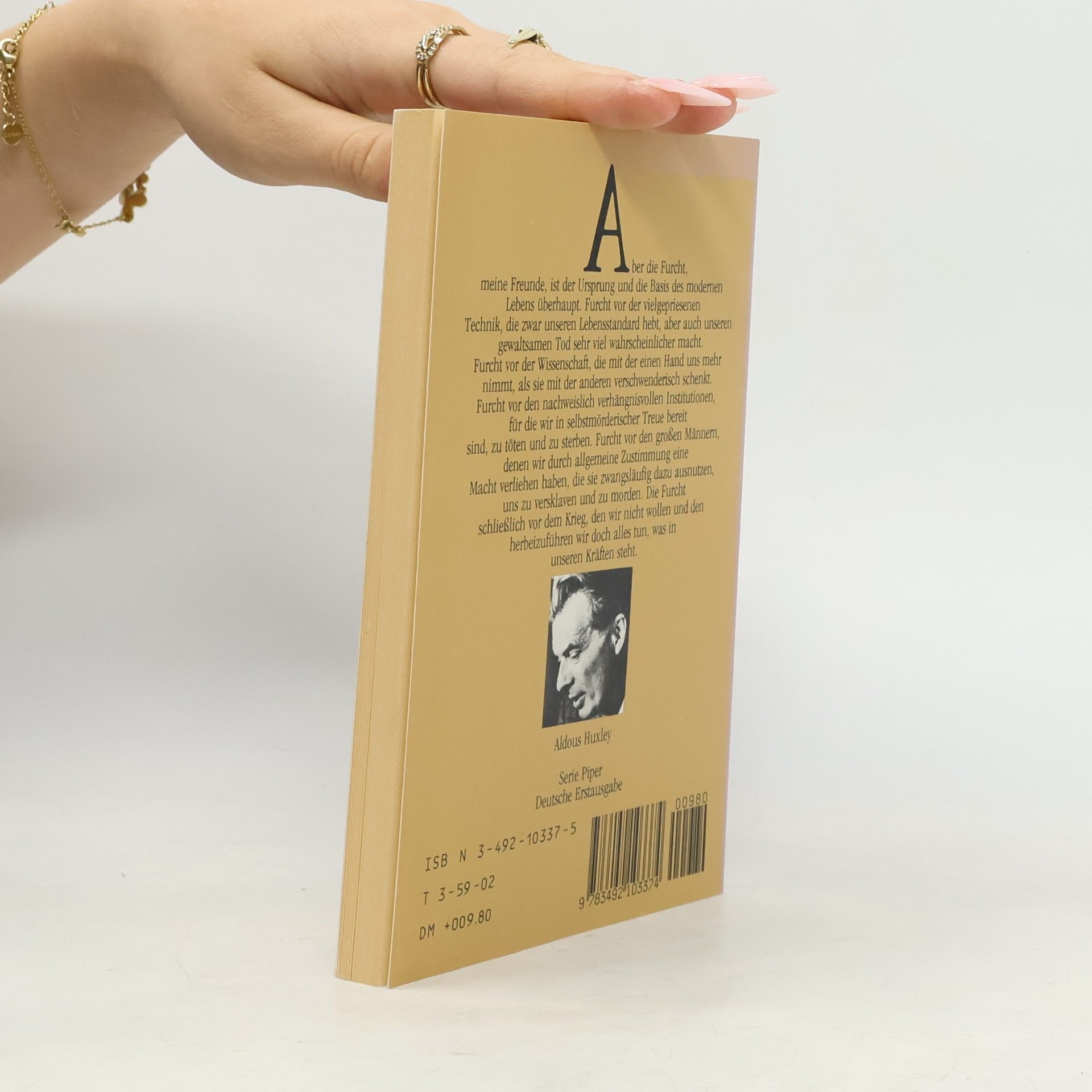 Aldous Huxley Affe und Wesen