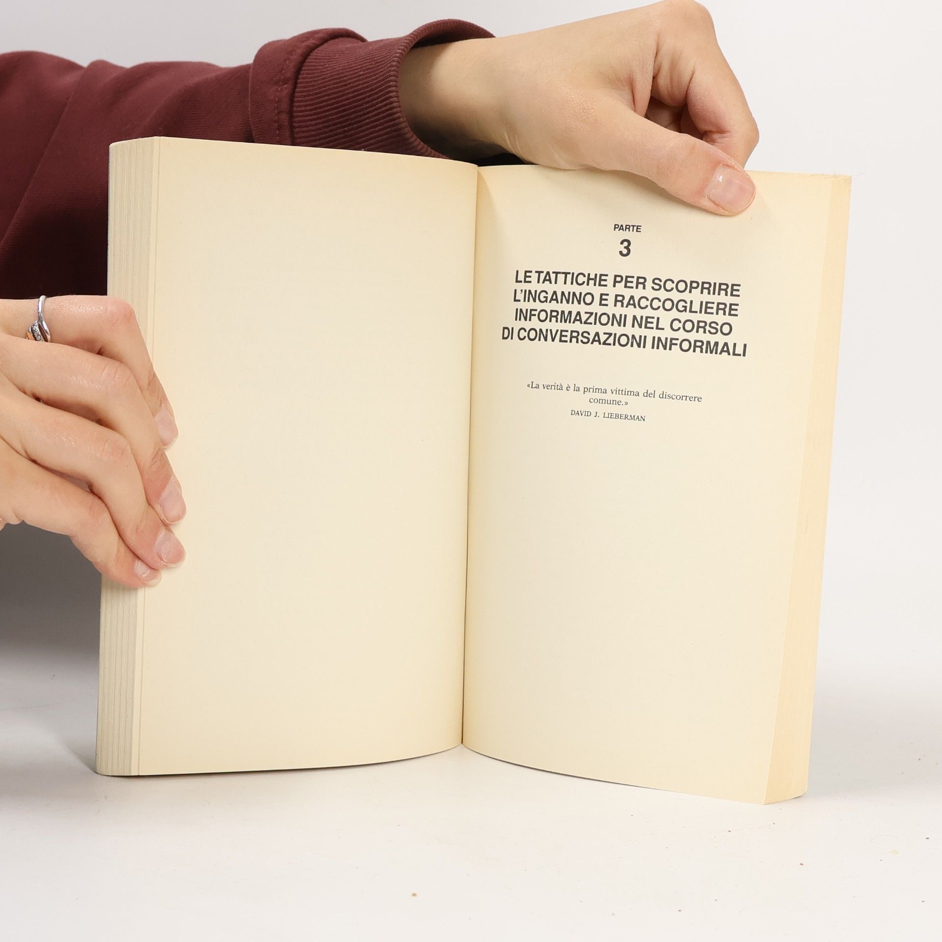 David J. Lieberman Scoprire le bugie