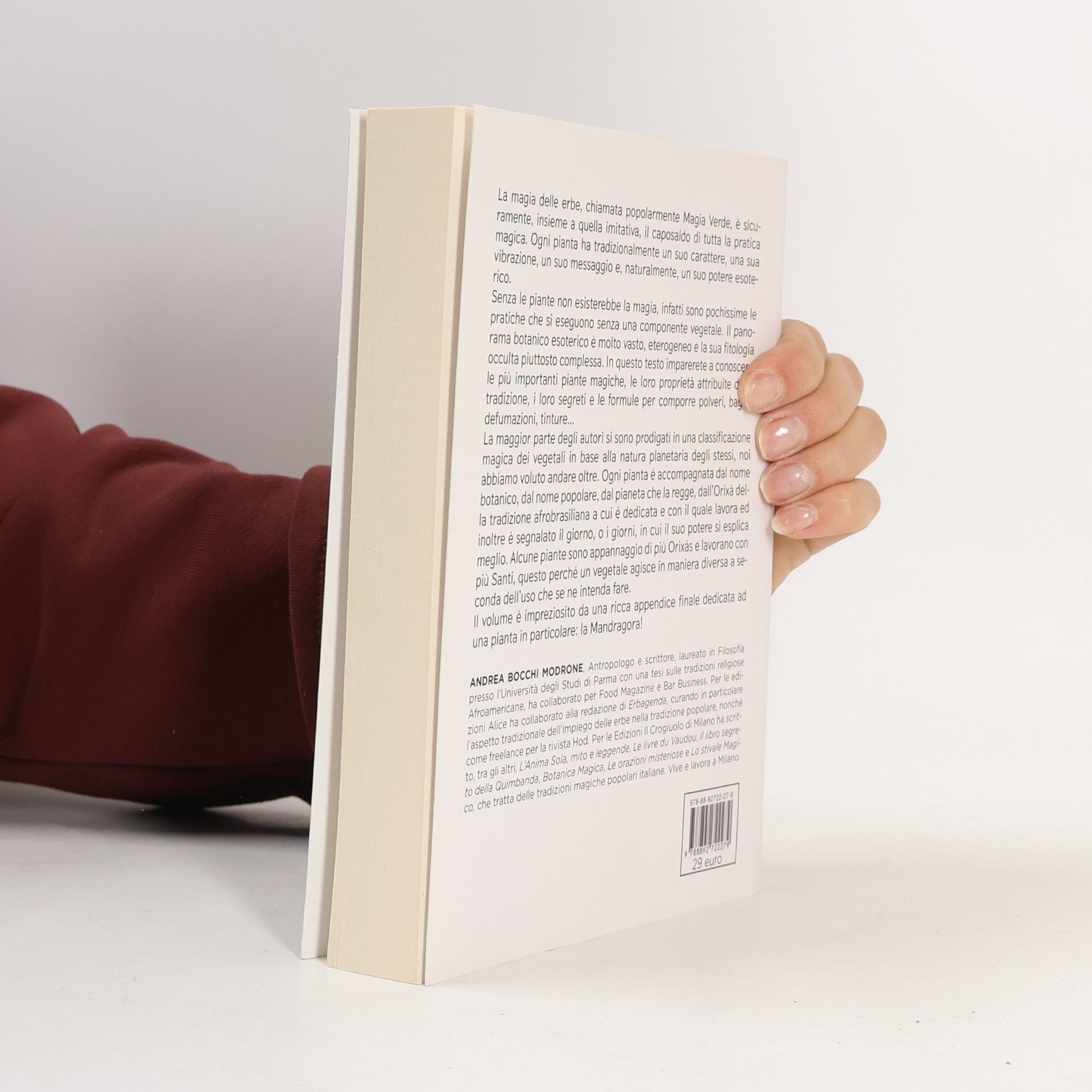 Andrea Bocchi Modrone Botanica magica & il libro della Mandragora