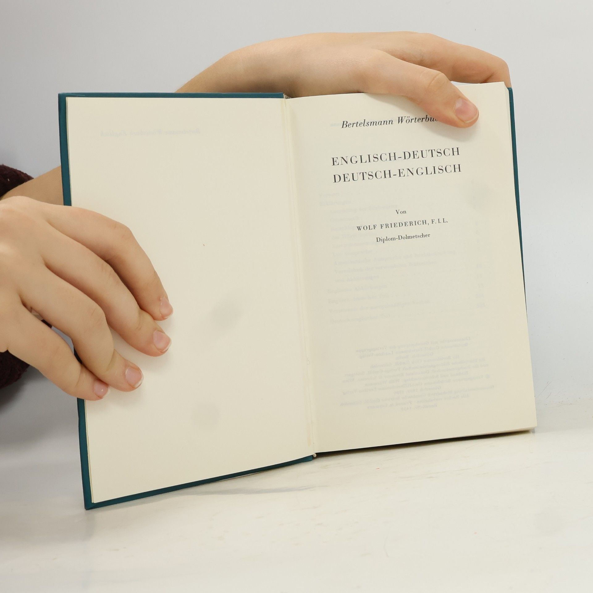 Wolf-Friedrich Schäufele Bertelsmann Wörterbuch. Englisch - Deutsch. Deutsch-Englisch