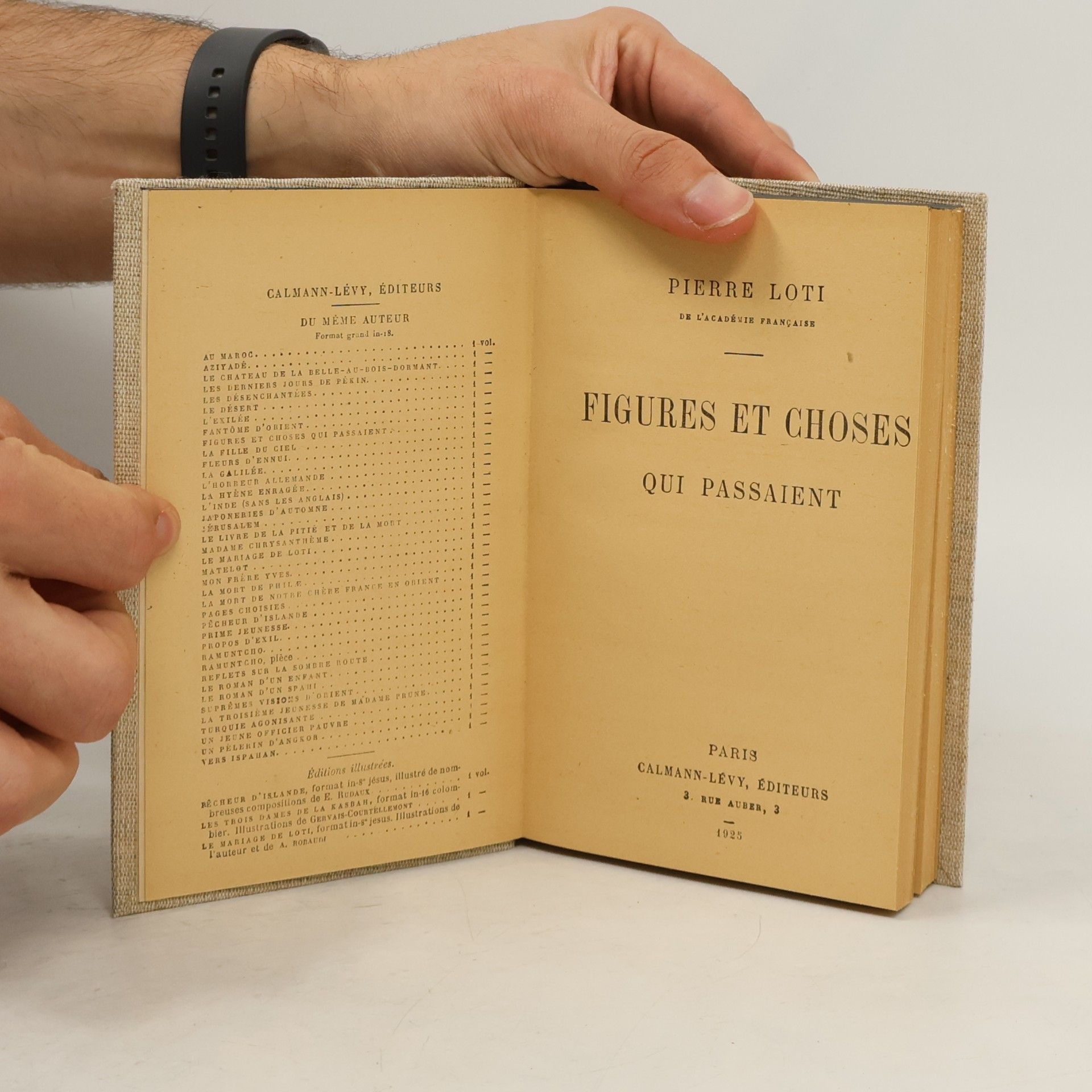 Pierre Loti Figures et Choses Qui Passaient