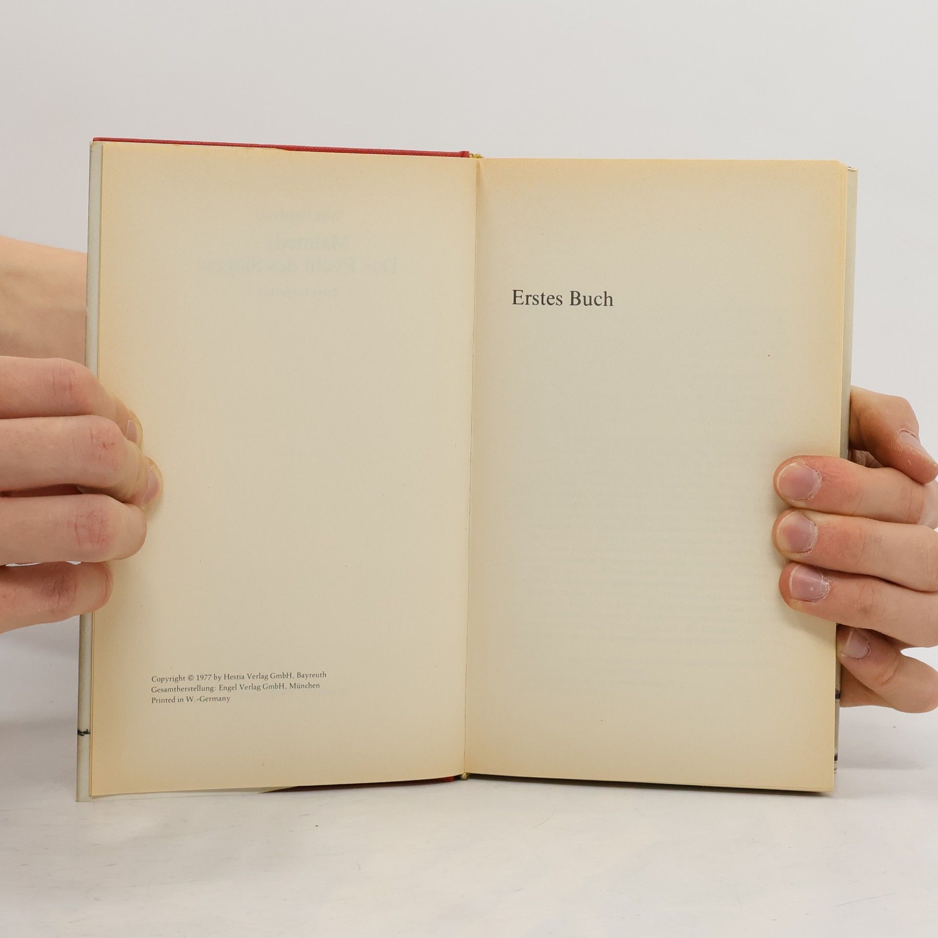 Will Berthold Malmedy: Das Recht des Siegers