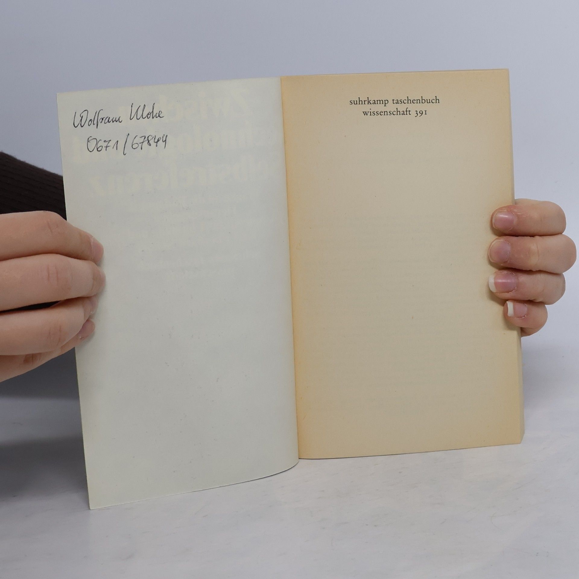 Niklas Luhmann Suhrkamp Taschenbuch Wissenschaft - 391: Zwischen Technologie und Selbstreferenz