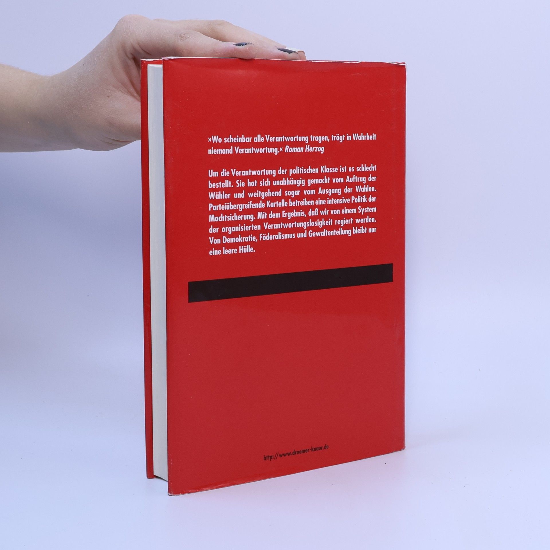 Hans Herbert von Arnim Vom schönen Schein der Demokratie