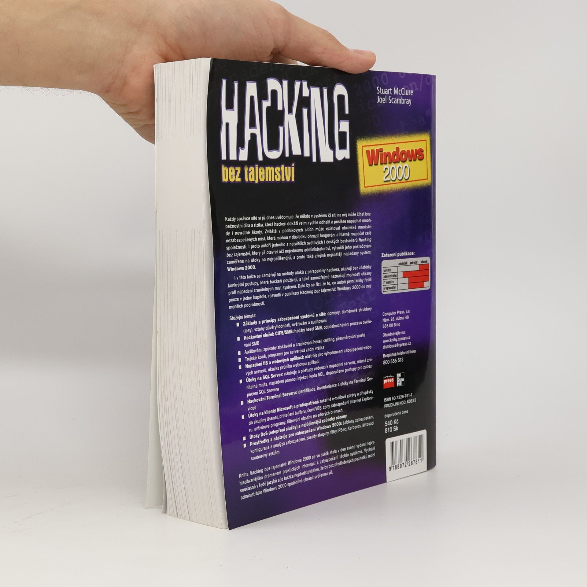 Joel Scambray Hacking bez tajemství : Windows 2000
