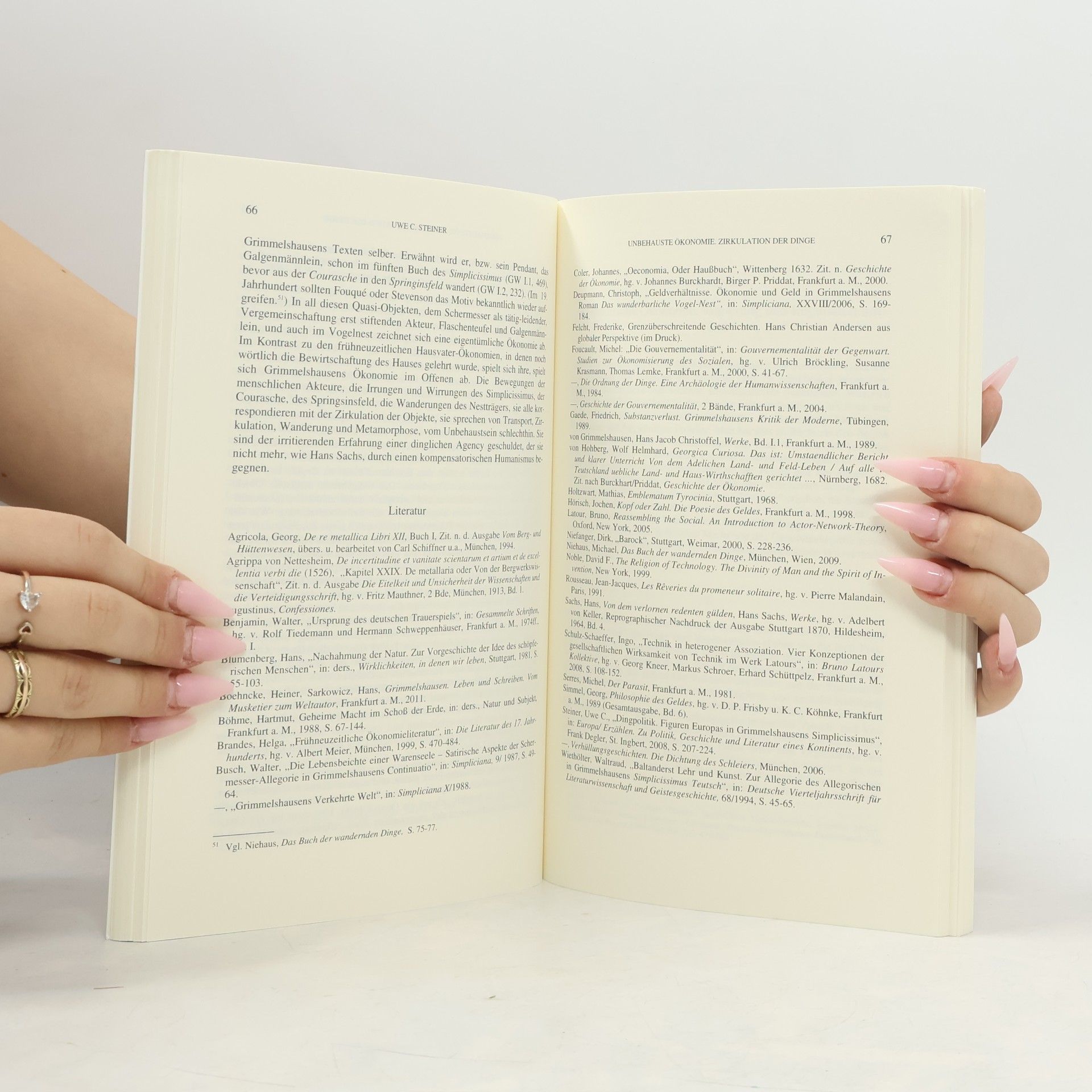 Iuditha Balint Literarische Ökonomik
