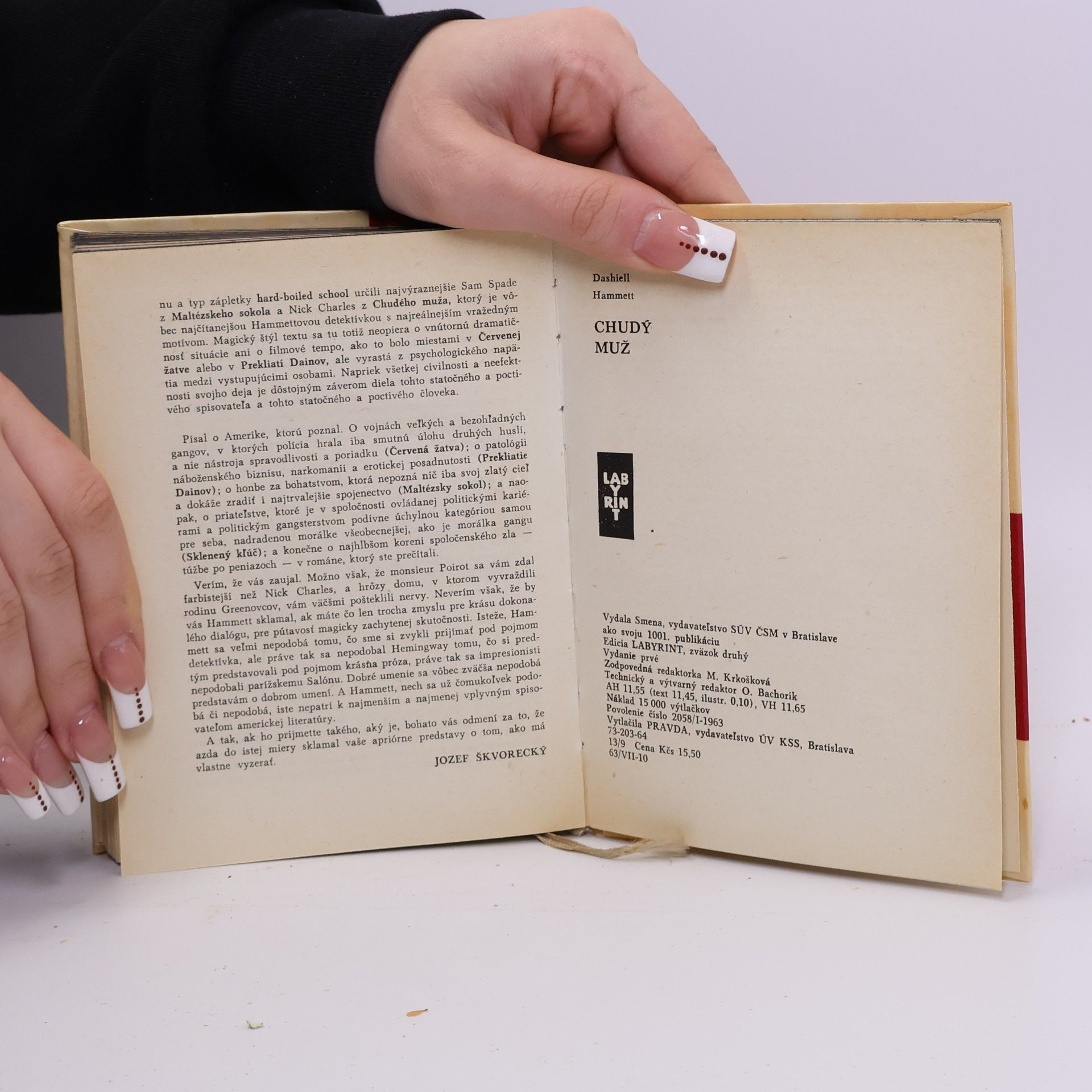 Dashiell Hammett Chudý muž