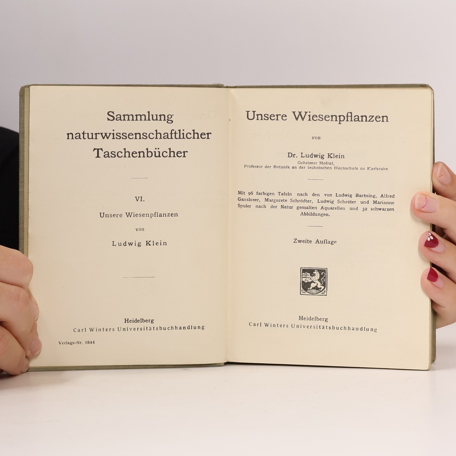 Ludwig Klein Unsere Wiesenpflanzen