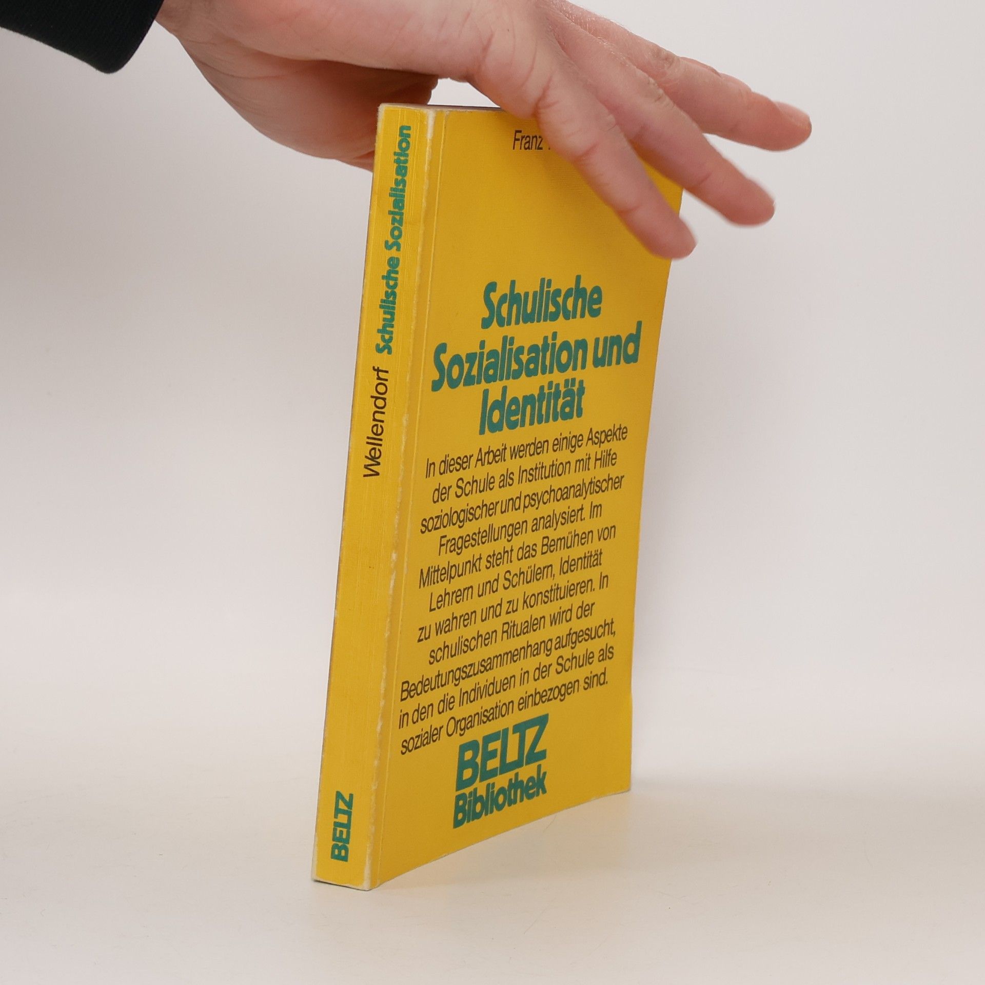Franz Wellendorf Schulische Sozialisation und Identität
